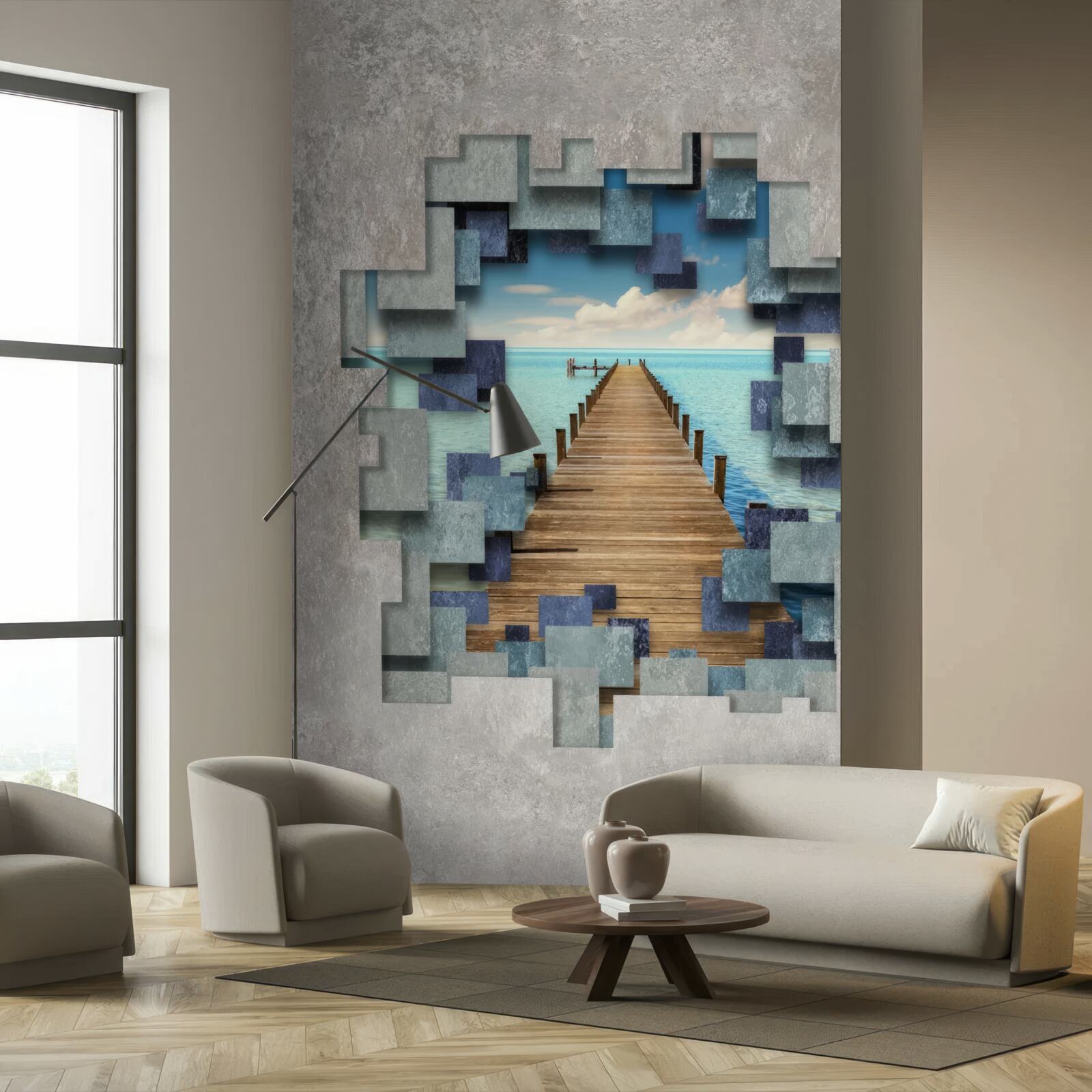 Fototapeta výhľad na most a oceán