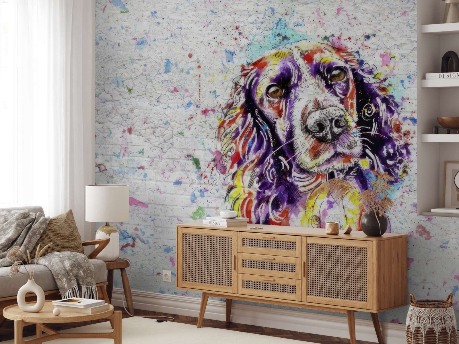 Fototapeta pop art pes