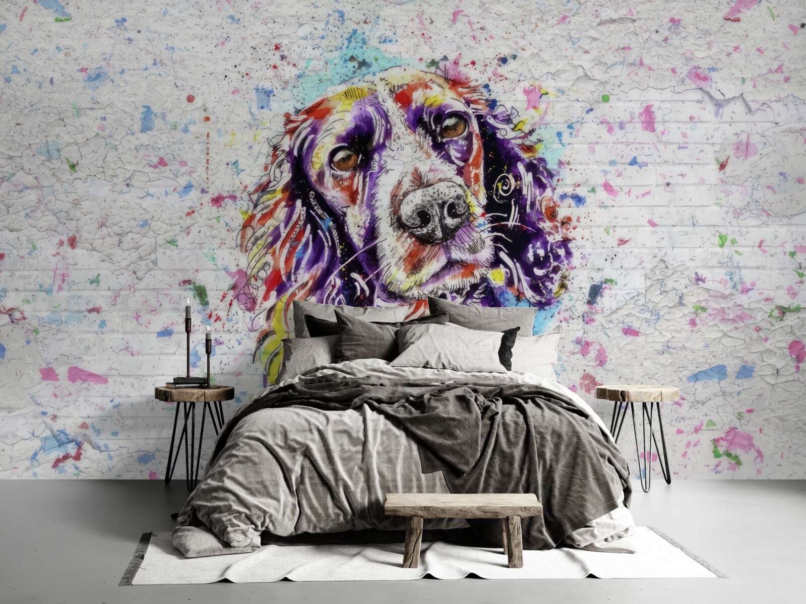 Fototapeta pop art pes