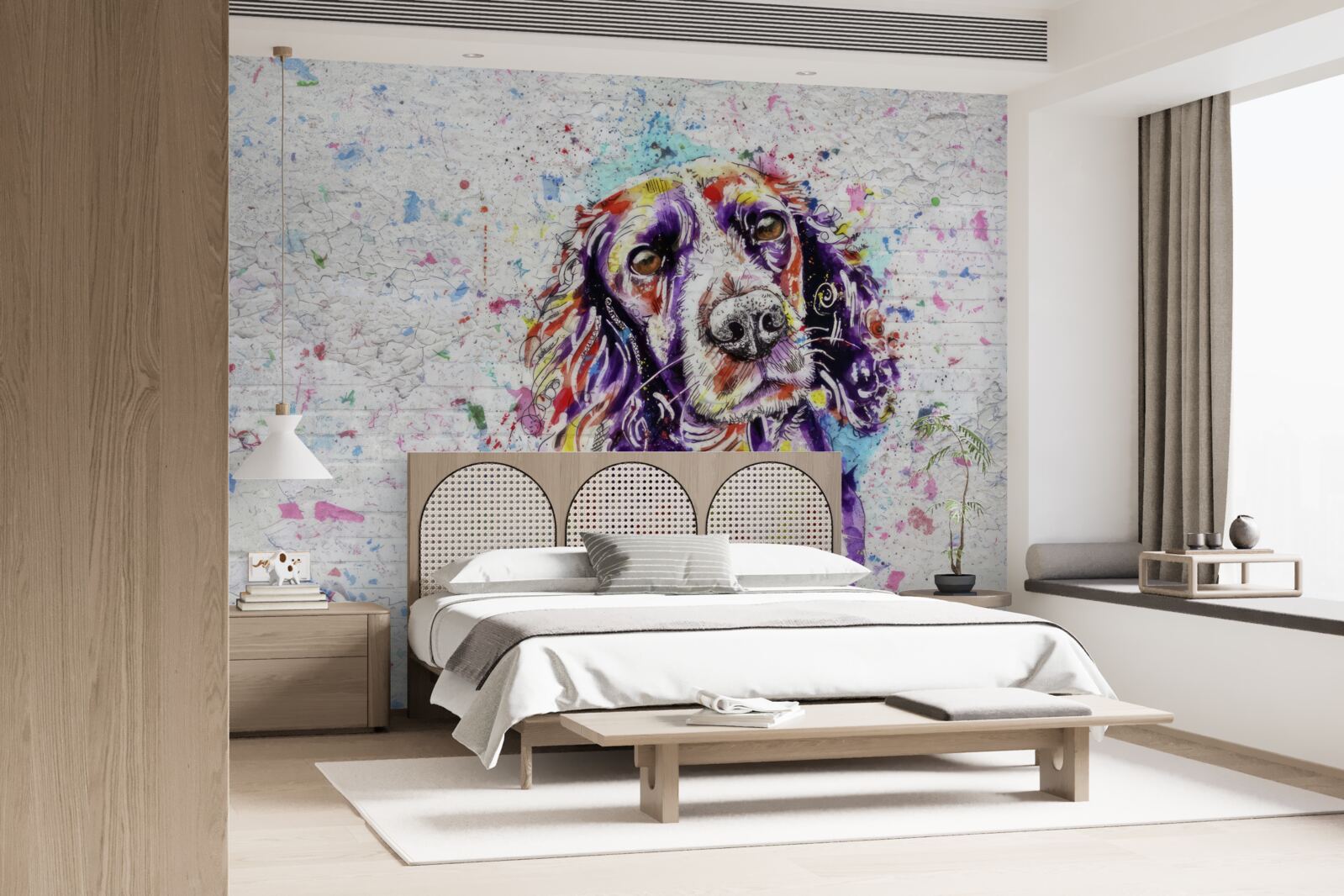 Fototapeta pop art pes