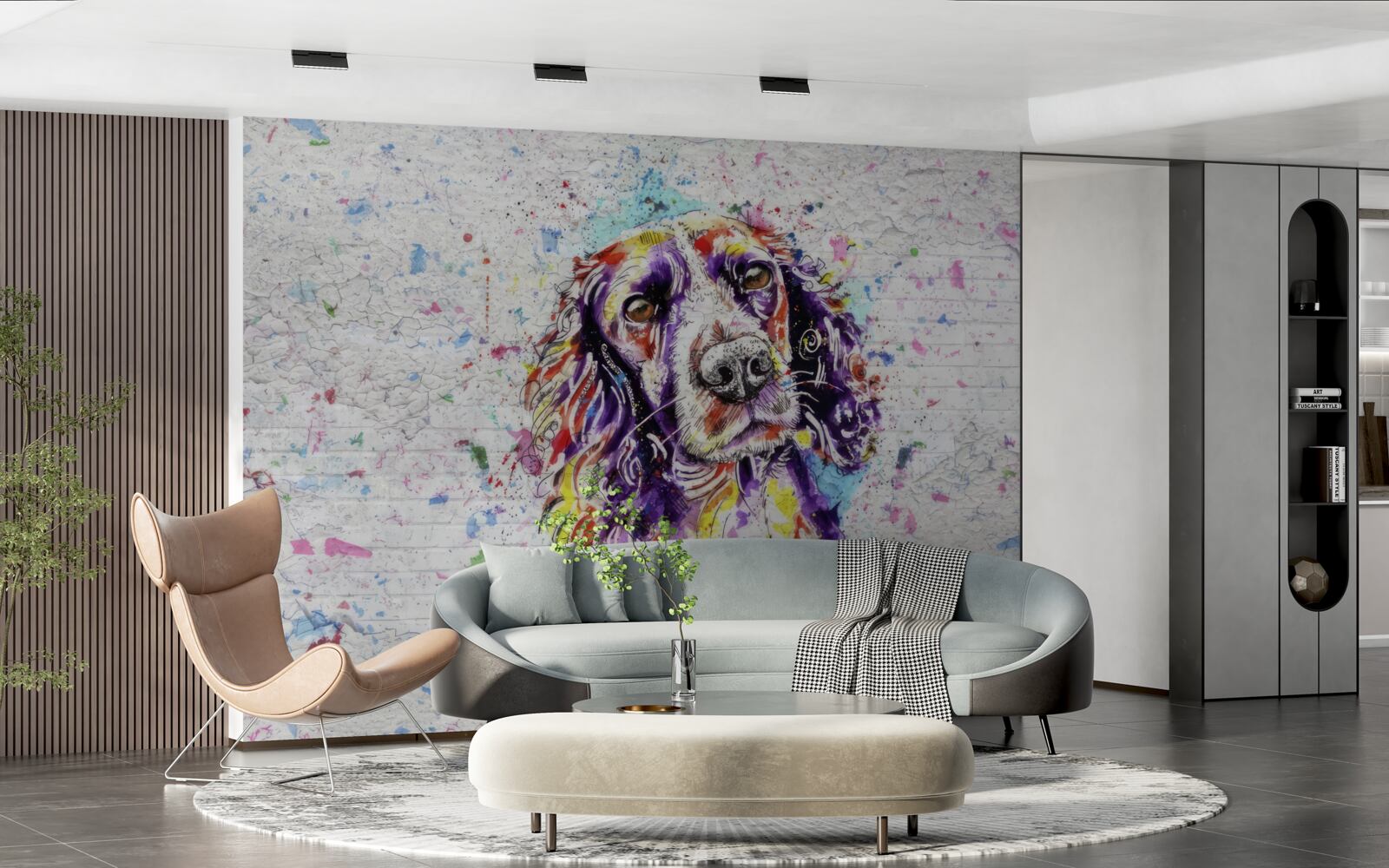 Fototapeta pop art pes