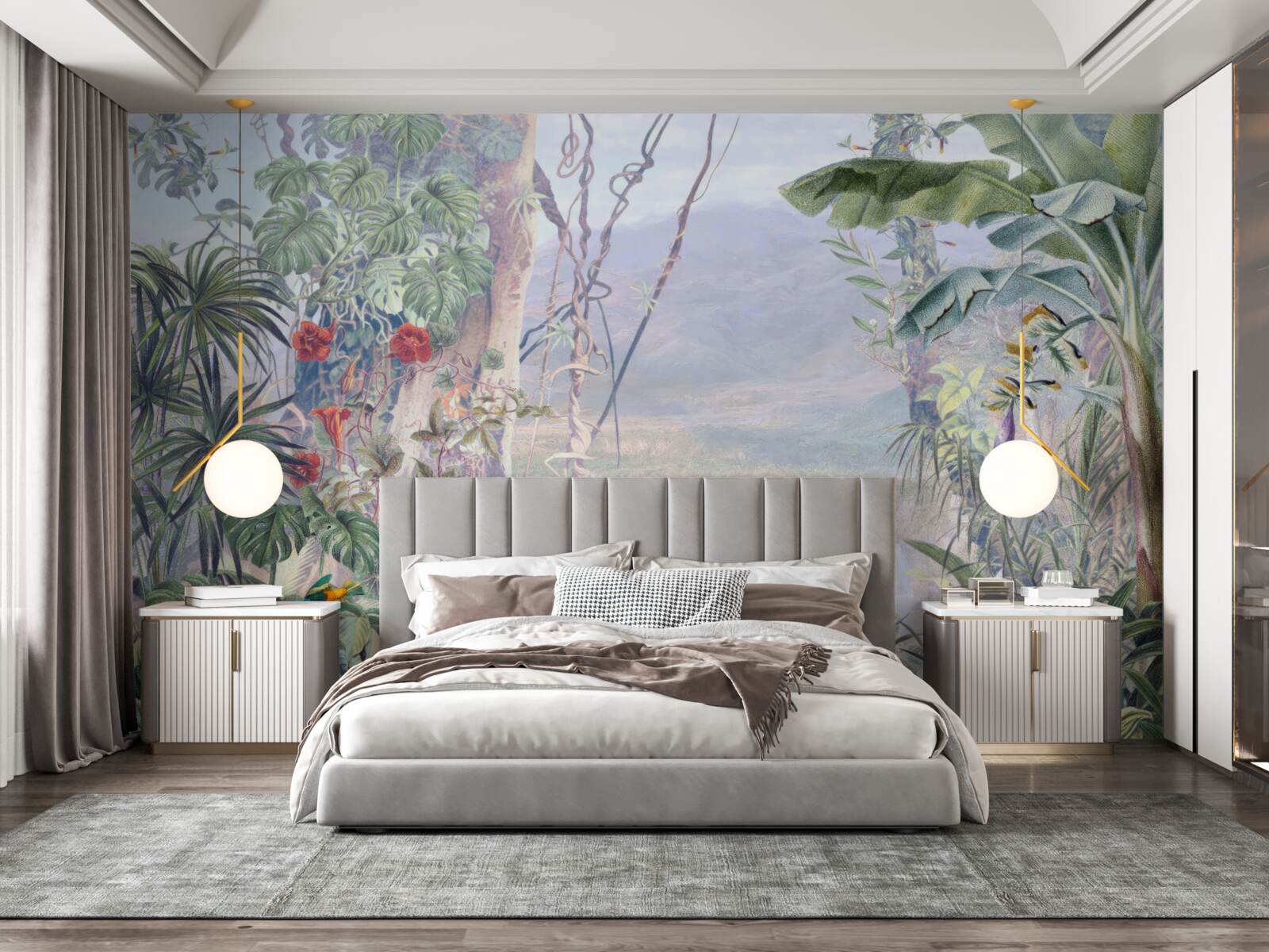 Fototapeta operených obyvateľov džungle