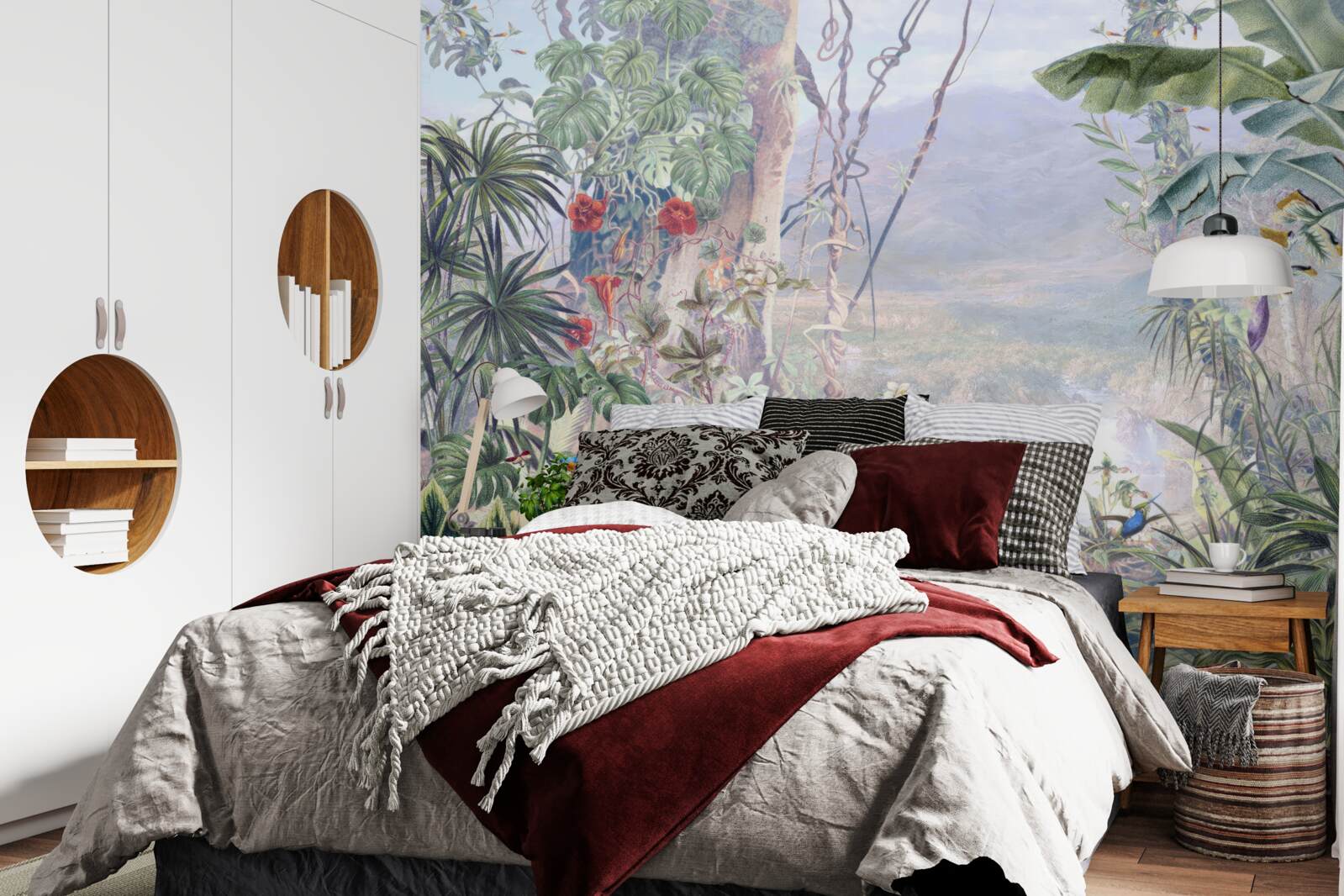 Fototapeta operených obyvateľov džungle