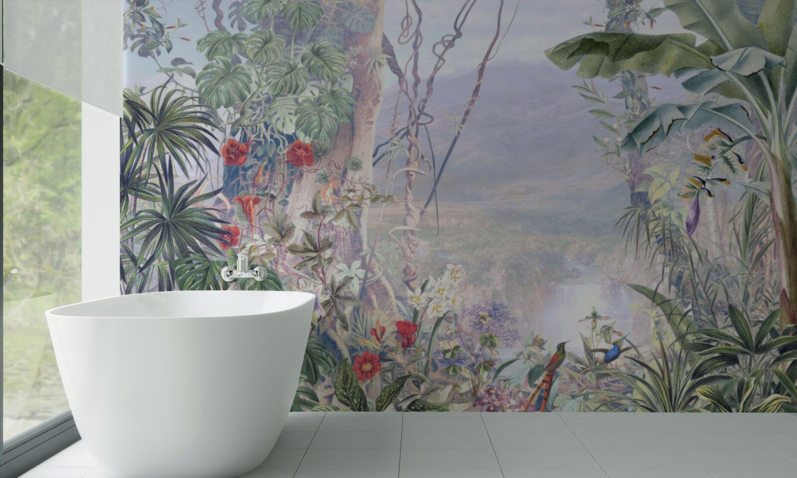 Fototapeta operených obyvateľov džungle