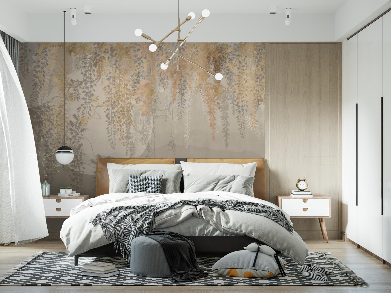 Fototapeta tenké rastliny siahajúce nadol