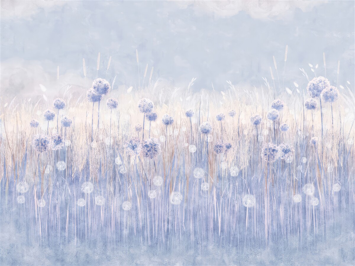 Fototapeta lila-farebné rastliny na svetlom pozadí