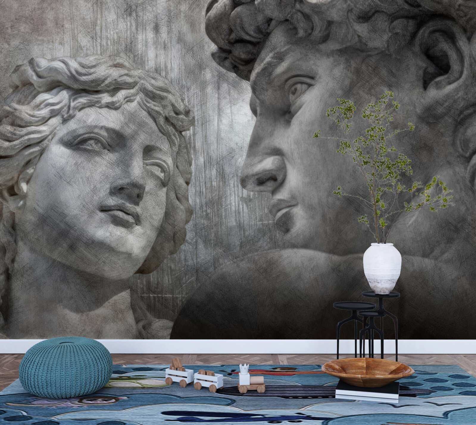 Fototapeta dvaja namaľovaní mladíci