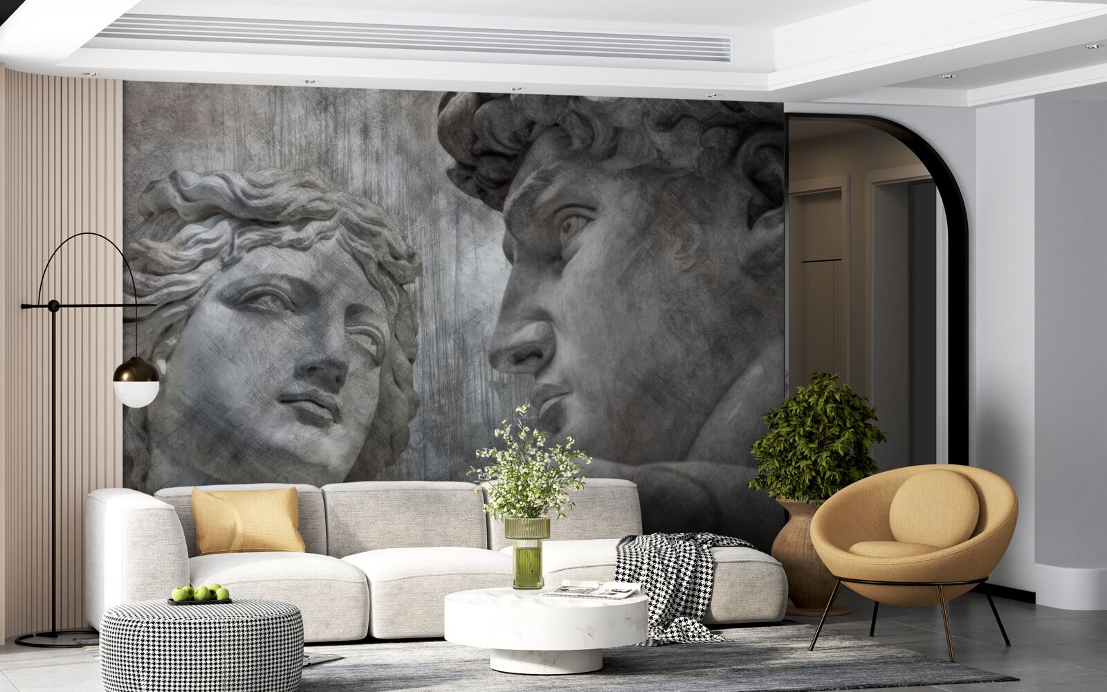 Fototapeta dvaja namaľovaní mladíci