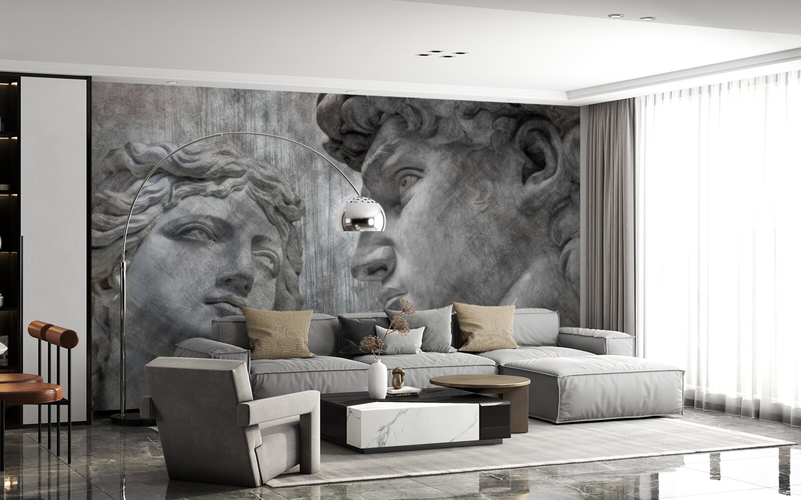 Fototapeta dvaja namaľovaní mladíci