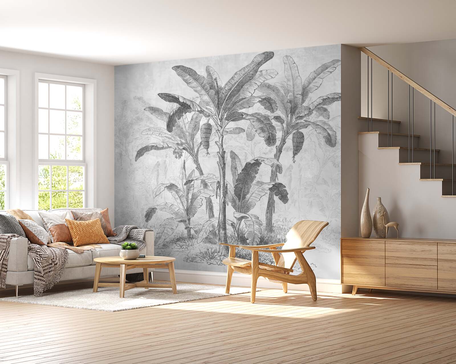 Fototapeta Zobrazené palmy