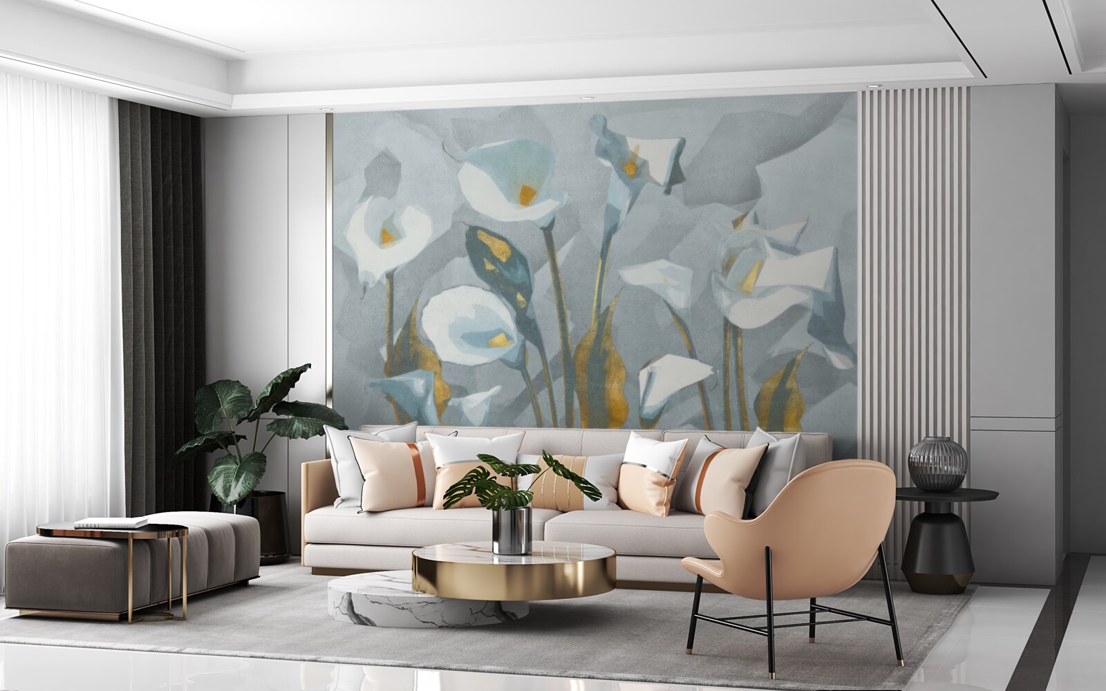 Fototapeta stolica je biela