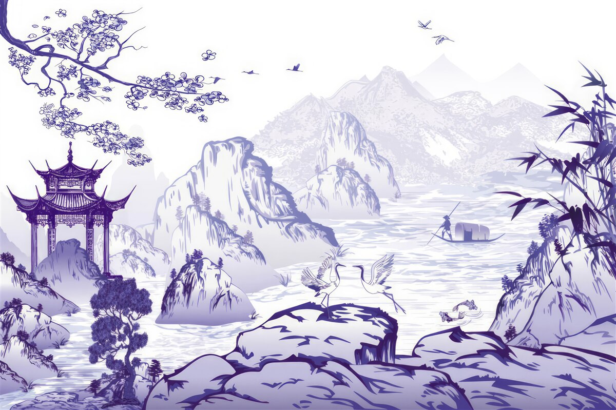 Fototapeta Čínska krajina