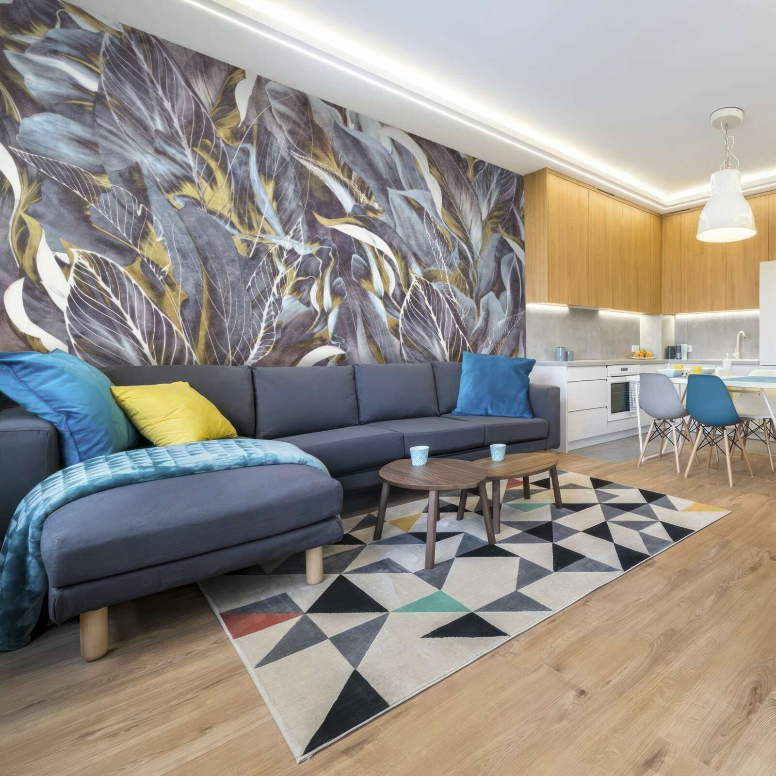 Fototapeta hustá opona listov