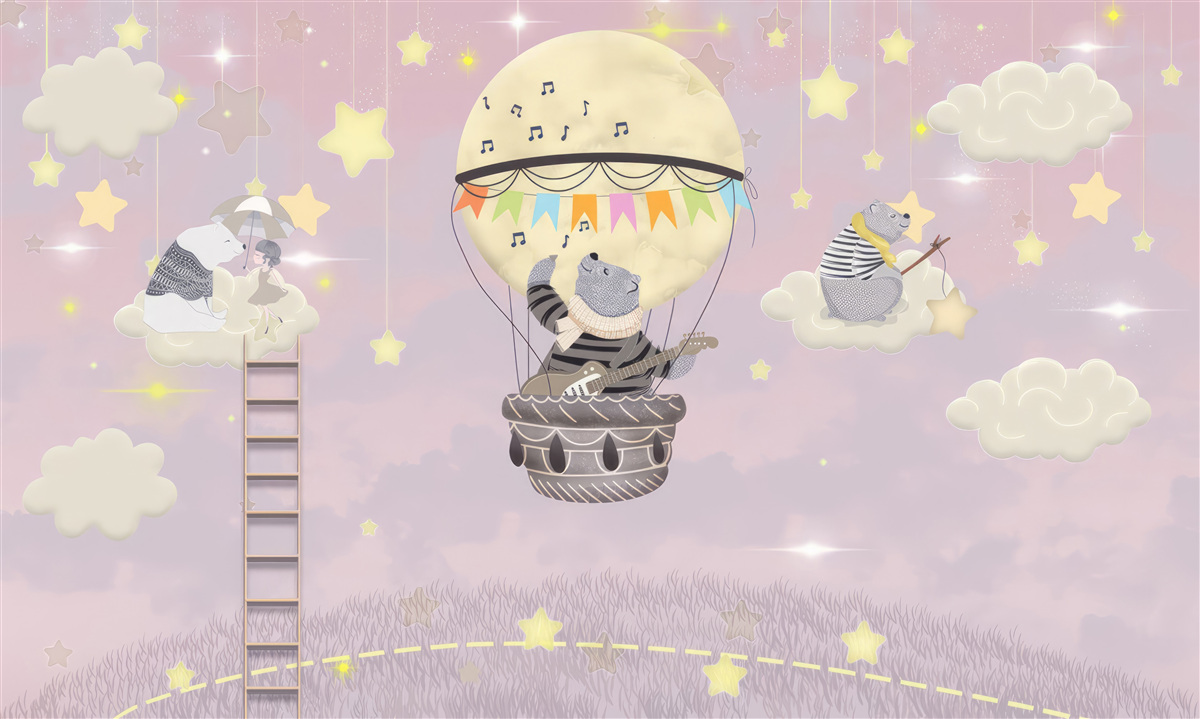 Fototapeta nebeské medvede