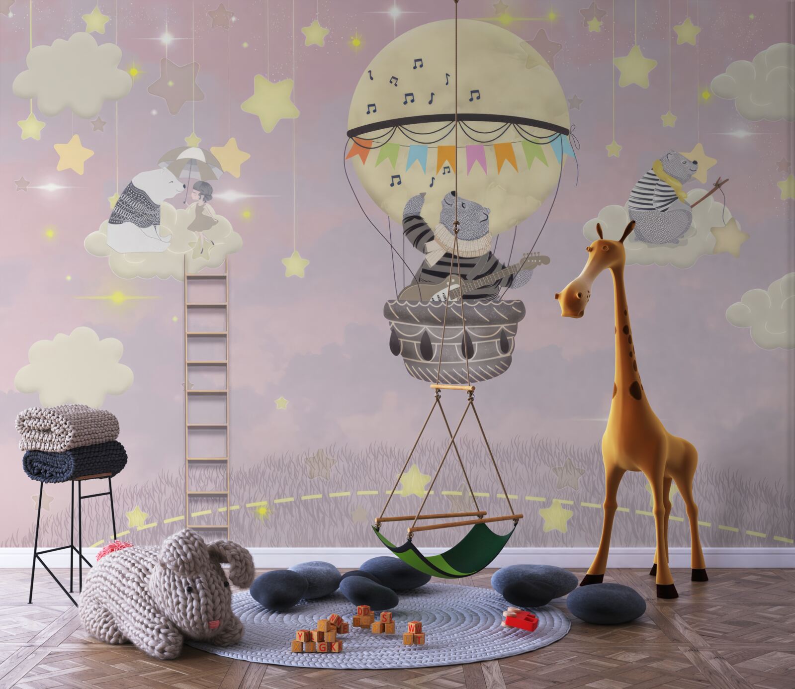 Fototapeta nebeské medvede