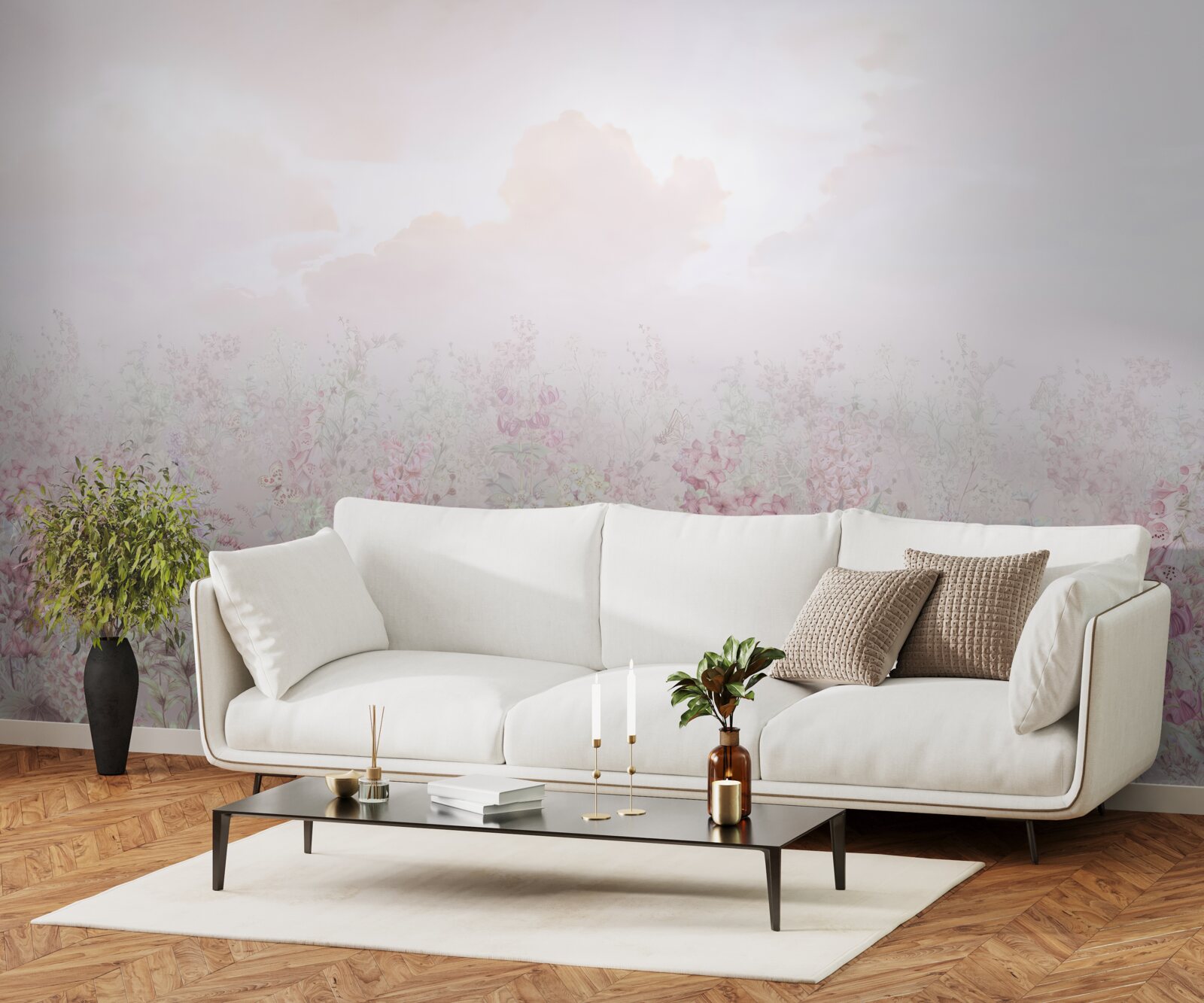 Fototapeta Lúka obsypaná kvetmi