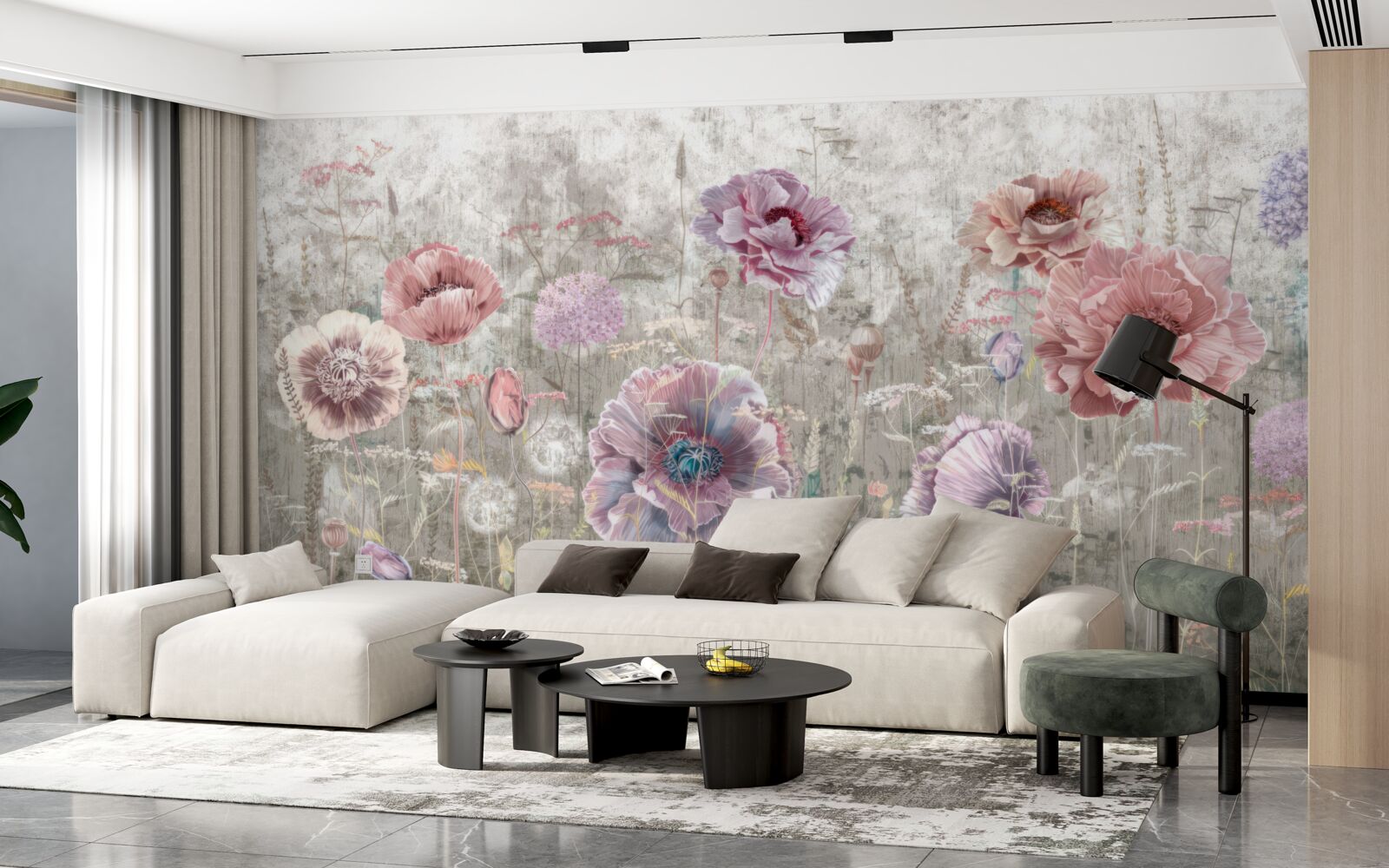 Fototapeta maky všetkých farieb na lúke