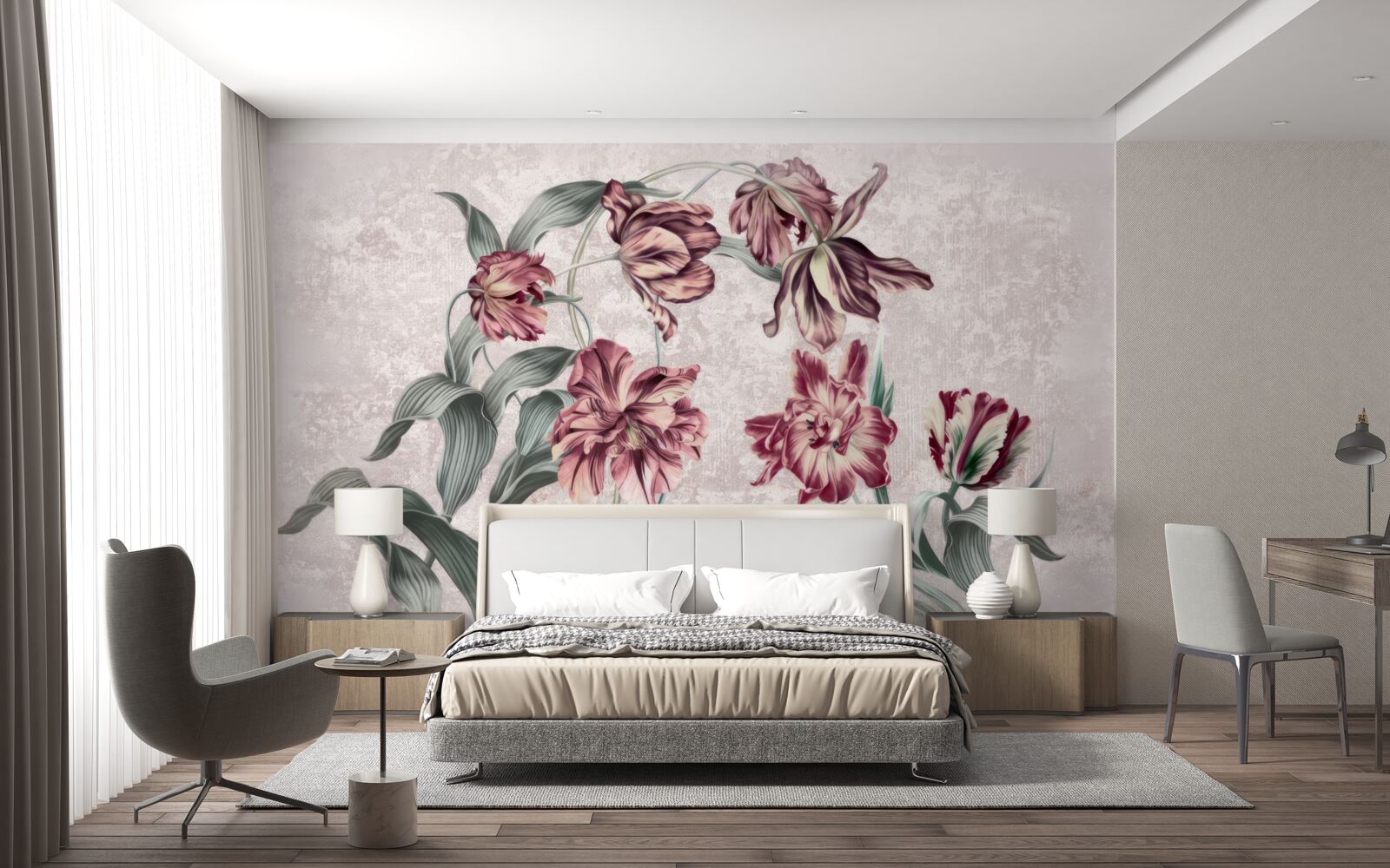 Fototapeta kvety, ktoré sa ešte nezobudili