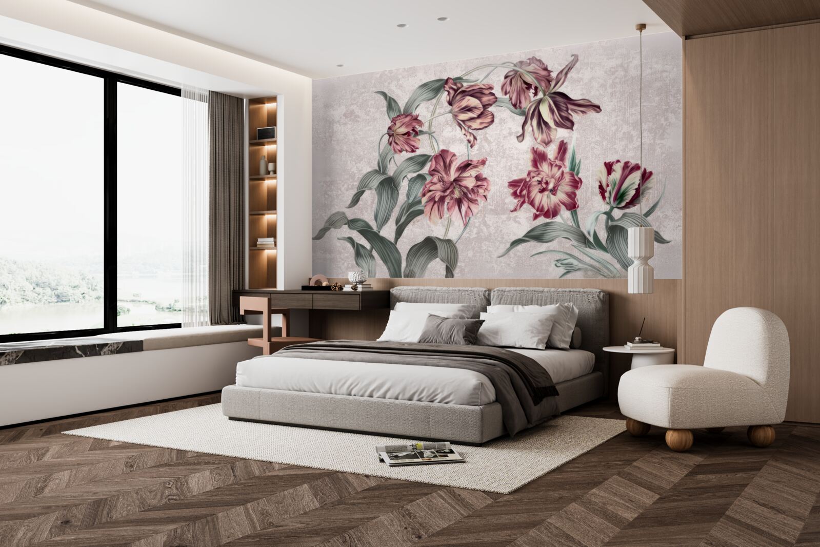 Fototapeta kvety, ktoré sa ešte nezobudili