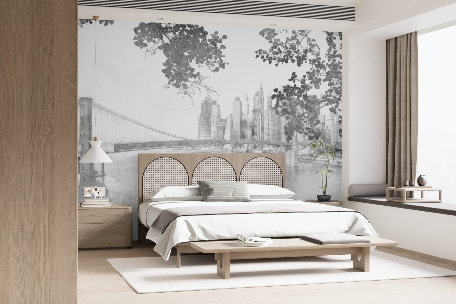 Fototapeta čiernobiely new york