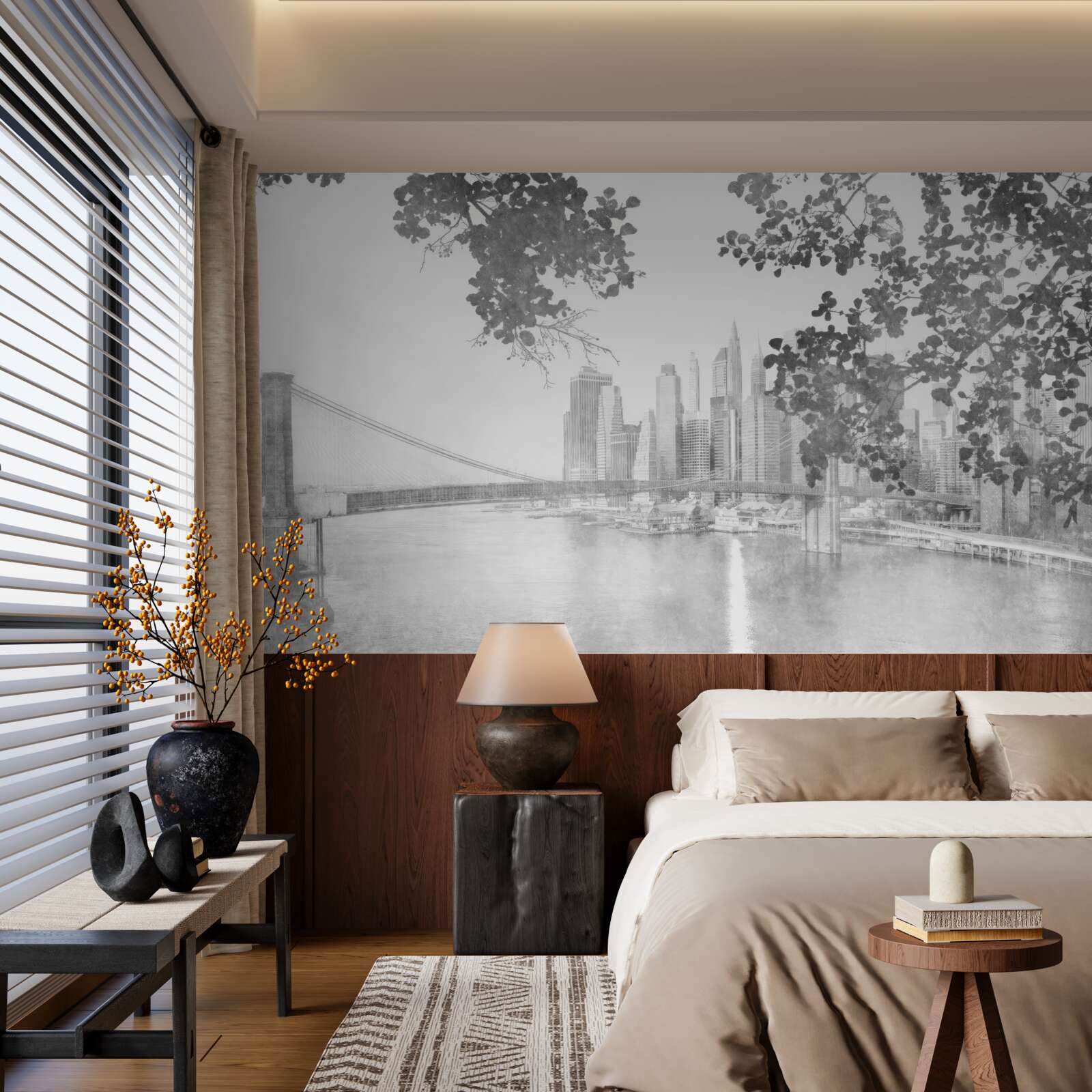 Fototapeta čiernobiely new york