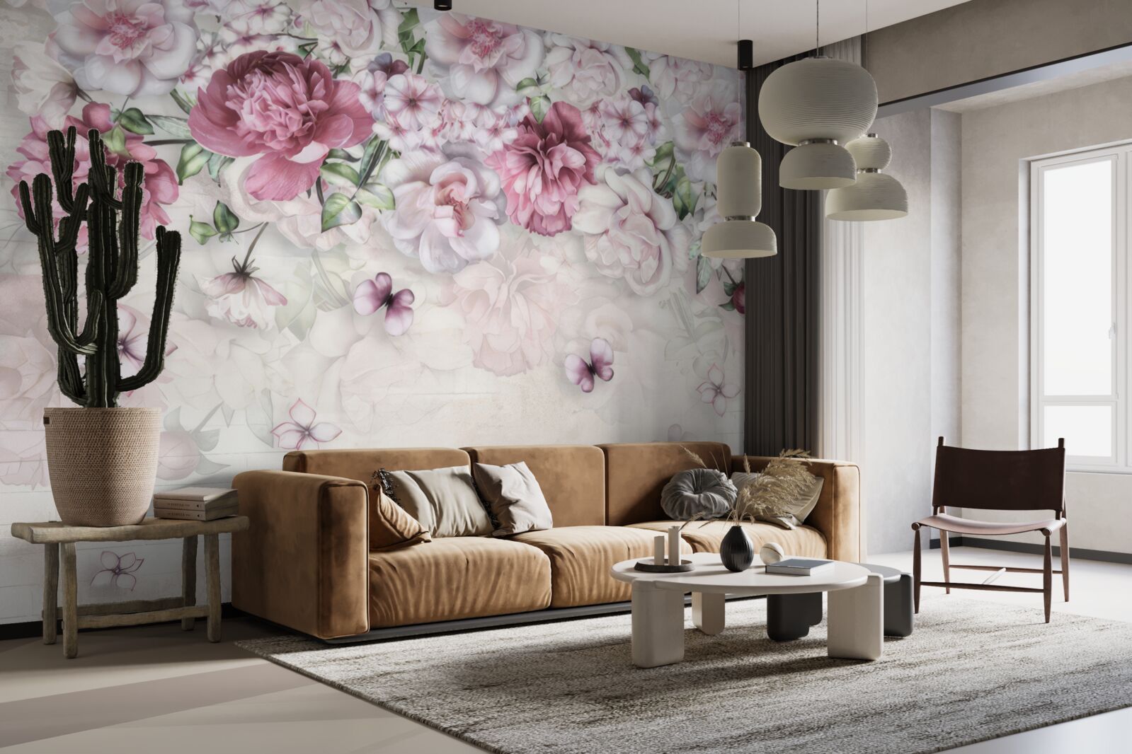 Fototapeta kvitnúce pivonky v sýtom fialovom odtieni