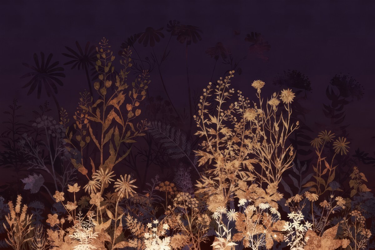 Fototapeta Spiaca džungľa je osvetlená mesačným svetlom