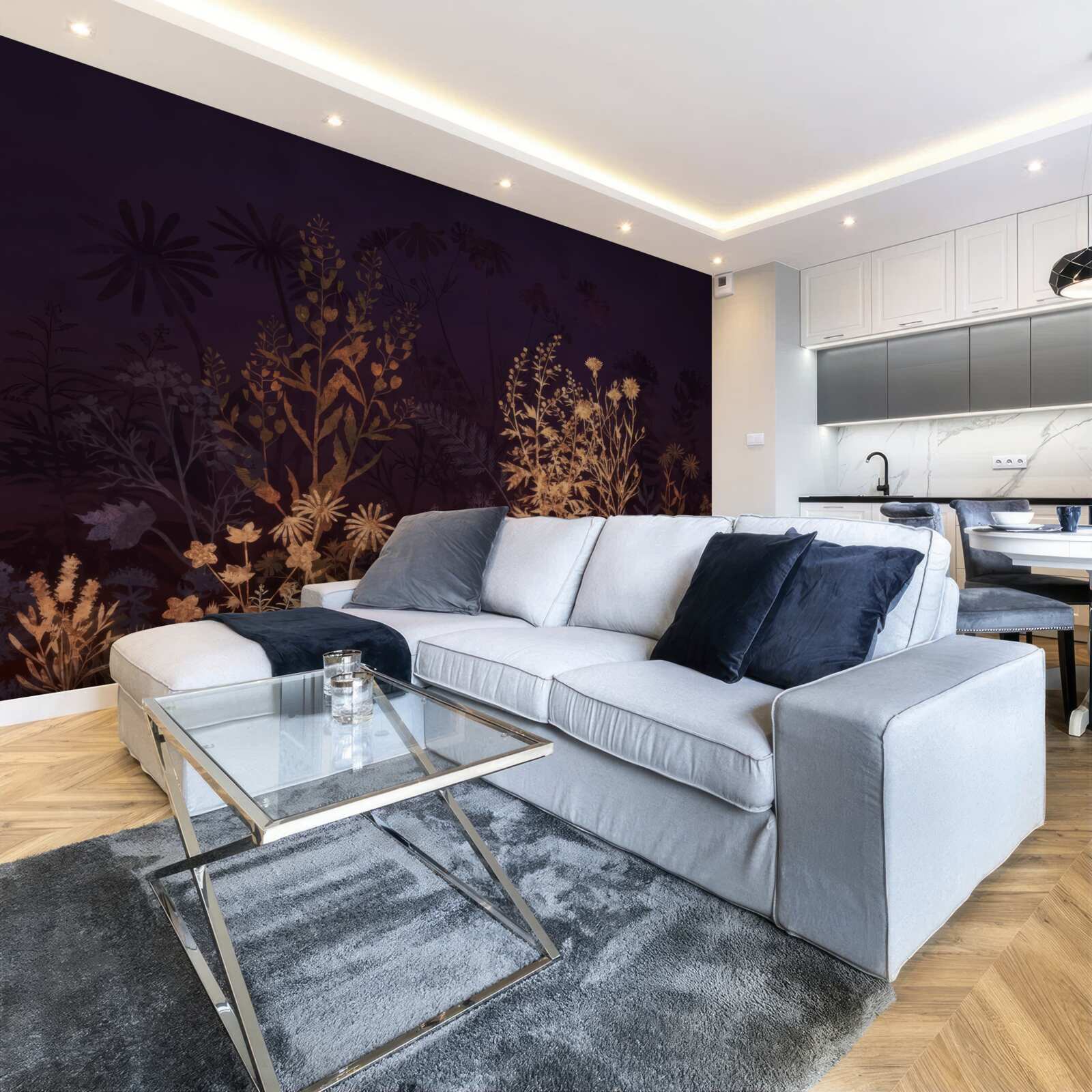 Fototapeta Spiaca džungľa je osvetlená mesačným svetlom