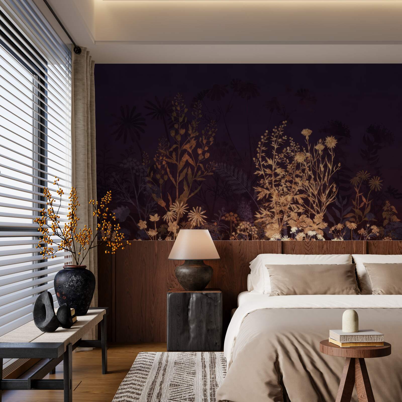 Fototapeta Spiaca džungľa je osvetlená mesačným svetlom