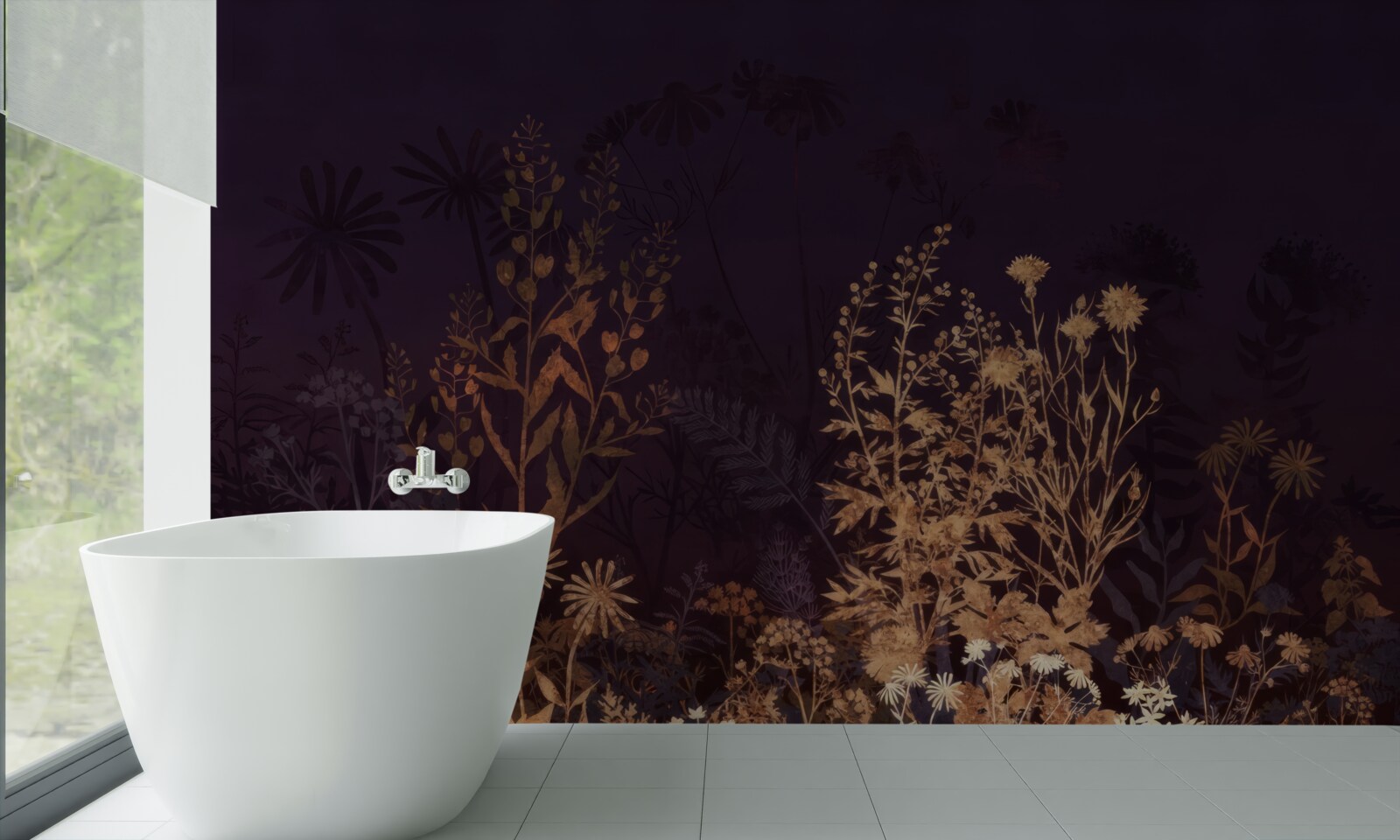 Fototapeta Spiaca džungľa je osvetlená mesačným svetlom