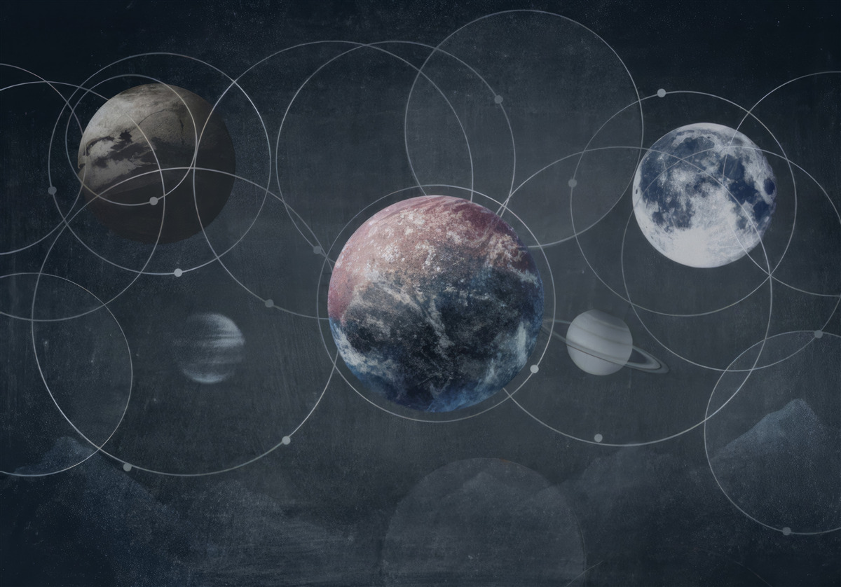 Fototapeta planét, ktoré tvoria slnečnú sústavu