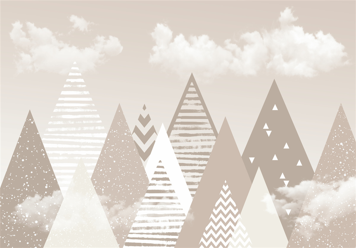 Fototapeta hory mrakov v abstrakcii