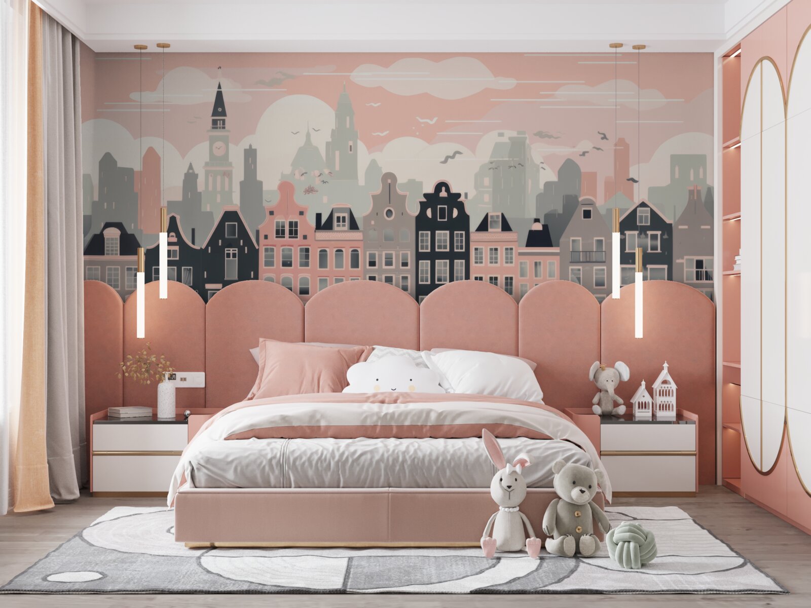 Fototapeta Svitanie osvetľuje mesto