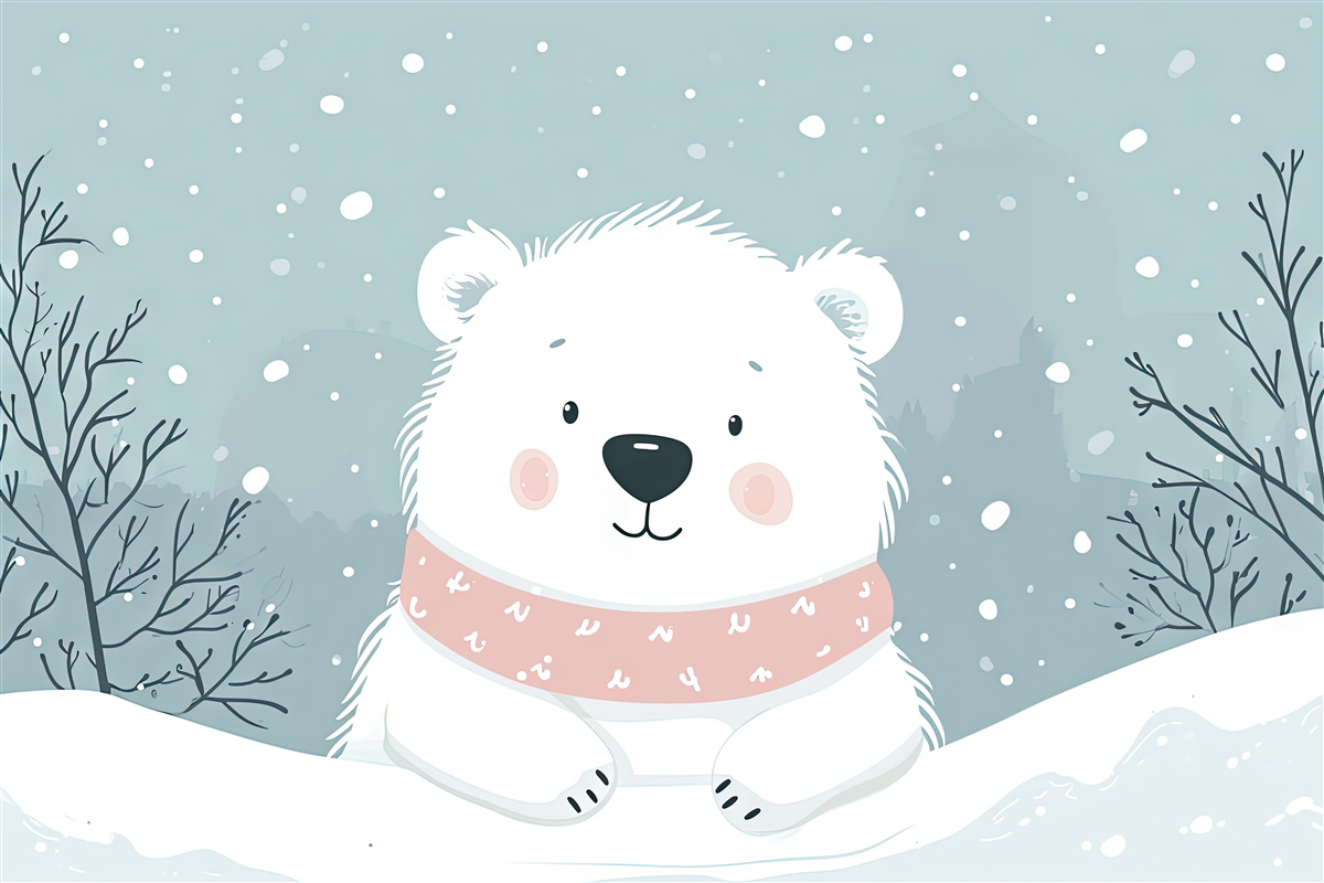 Fototapeta Krásne polárne bábätko