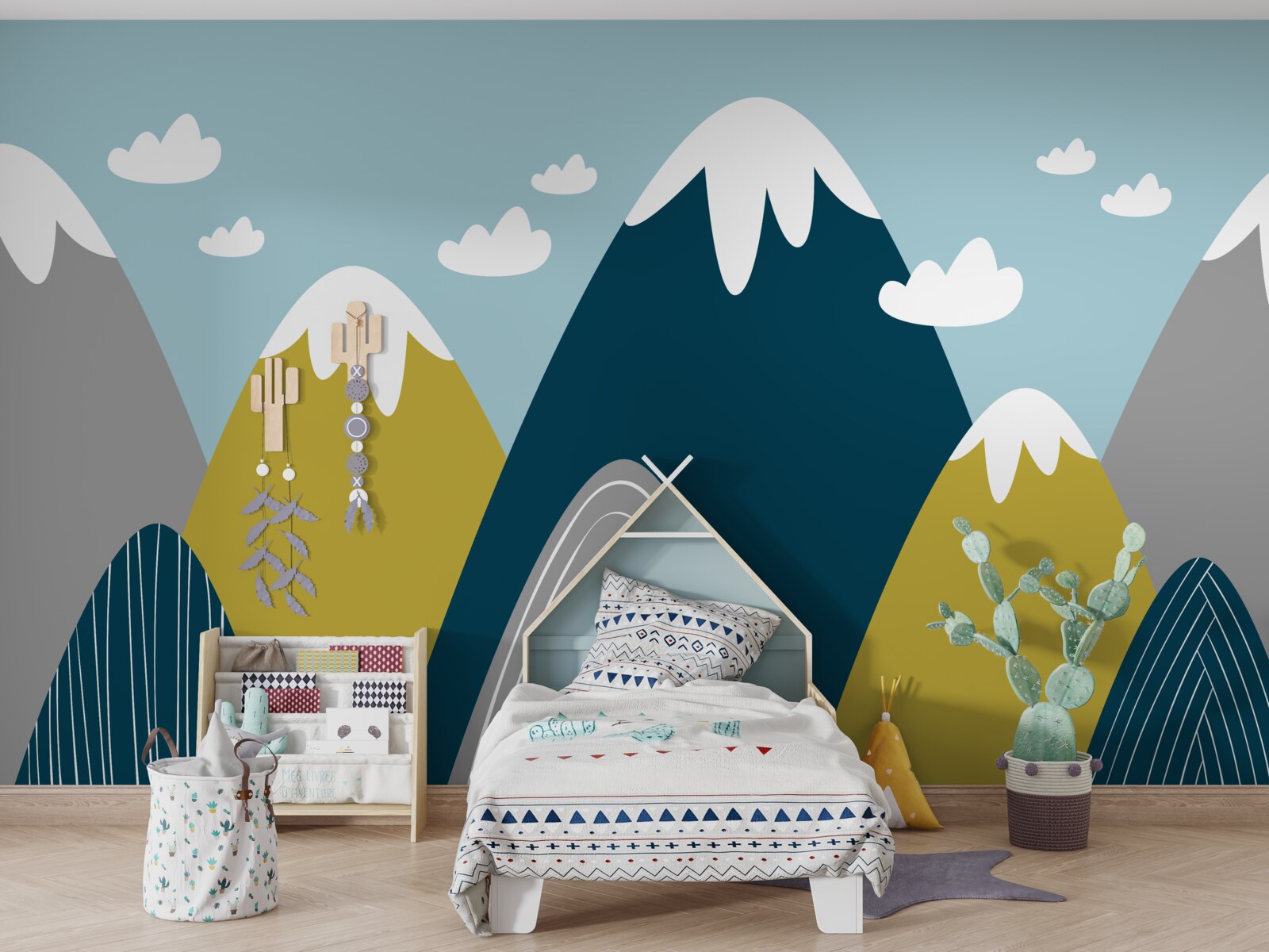 Fototapeta vrcholky hôr pokryté snehom