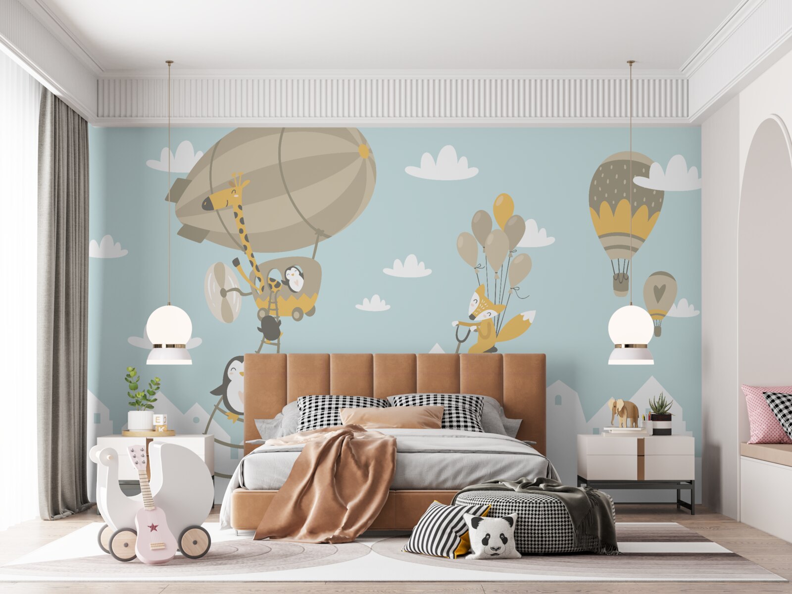 Fototapeta Počas prepravy zvieratá skúmajú vzdušný priestor