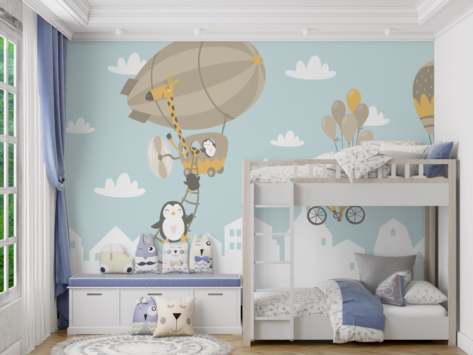 Fototapeta Počas prepravy zvieratá skúmajú vzdušný priestor