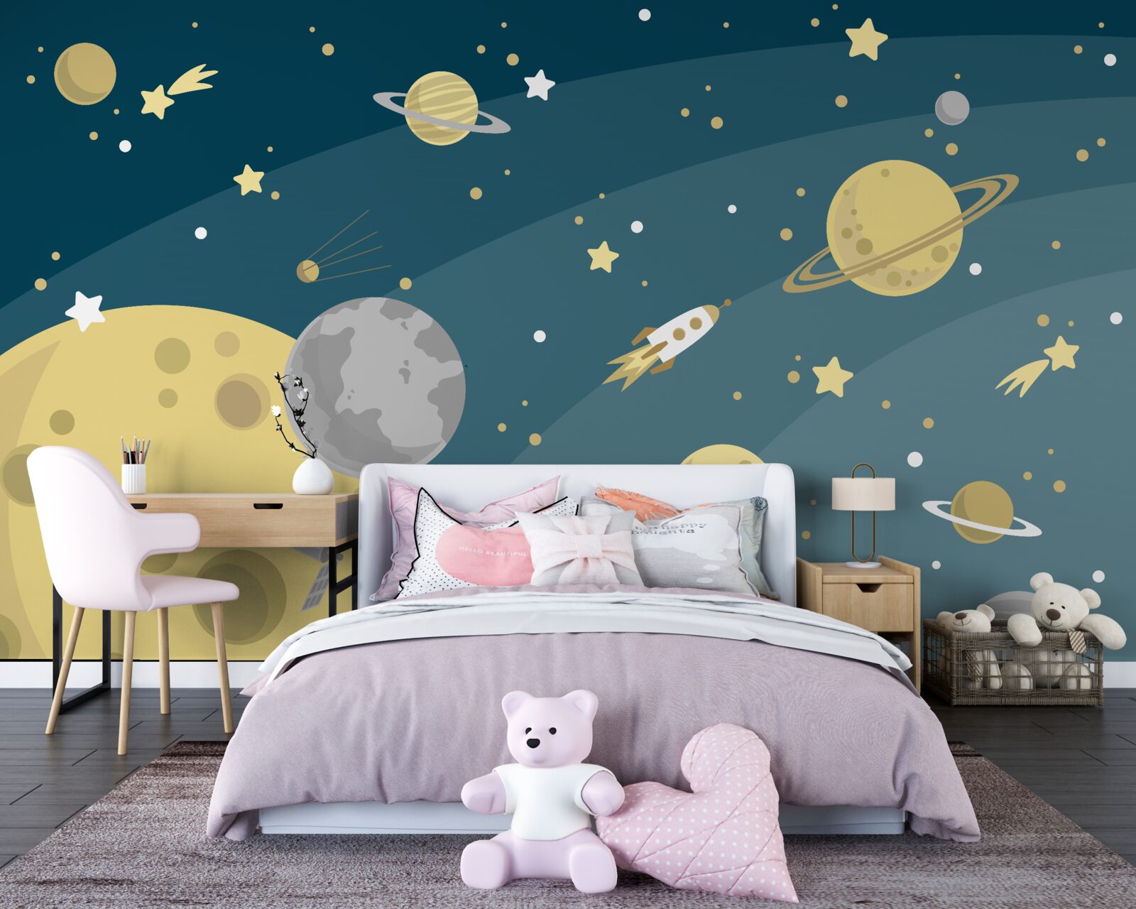 Fototapeta hviezdy a planéty vo vesmíre