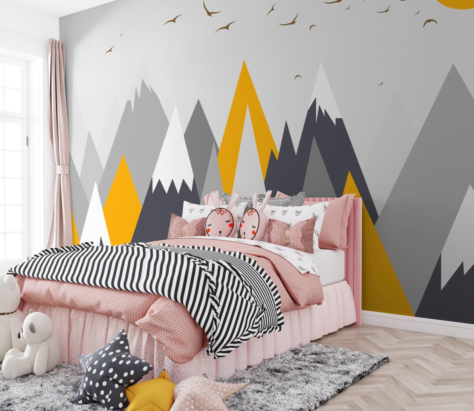 Fototapeta Slnečné lúče zalievajú vrcholky hôr