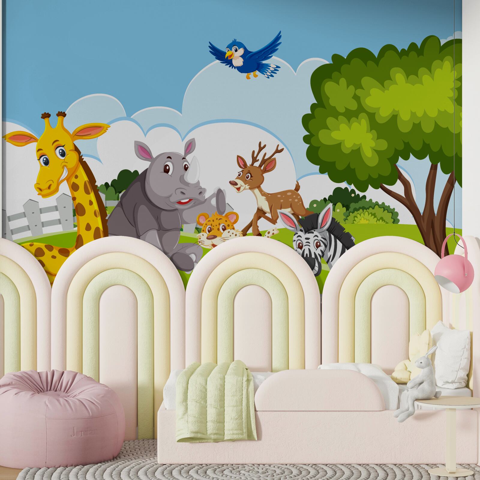 Fototapeta mladá spoločnosť relaxuje na trávniku