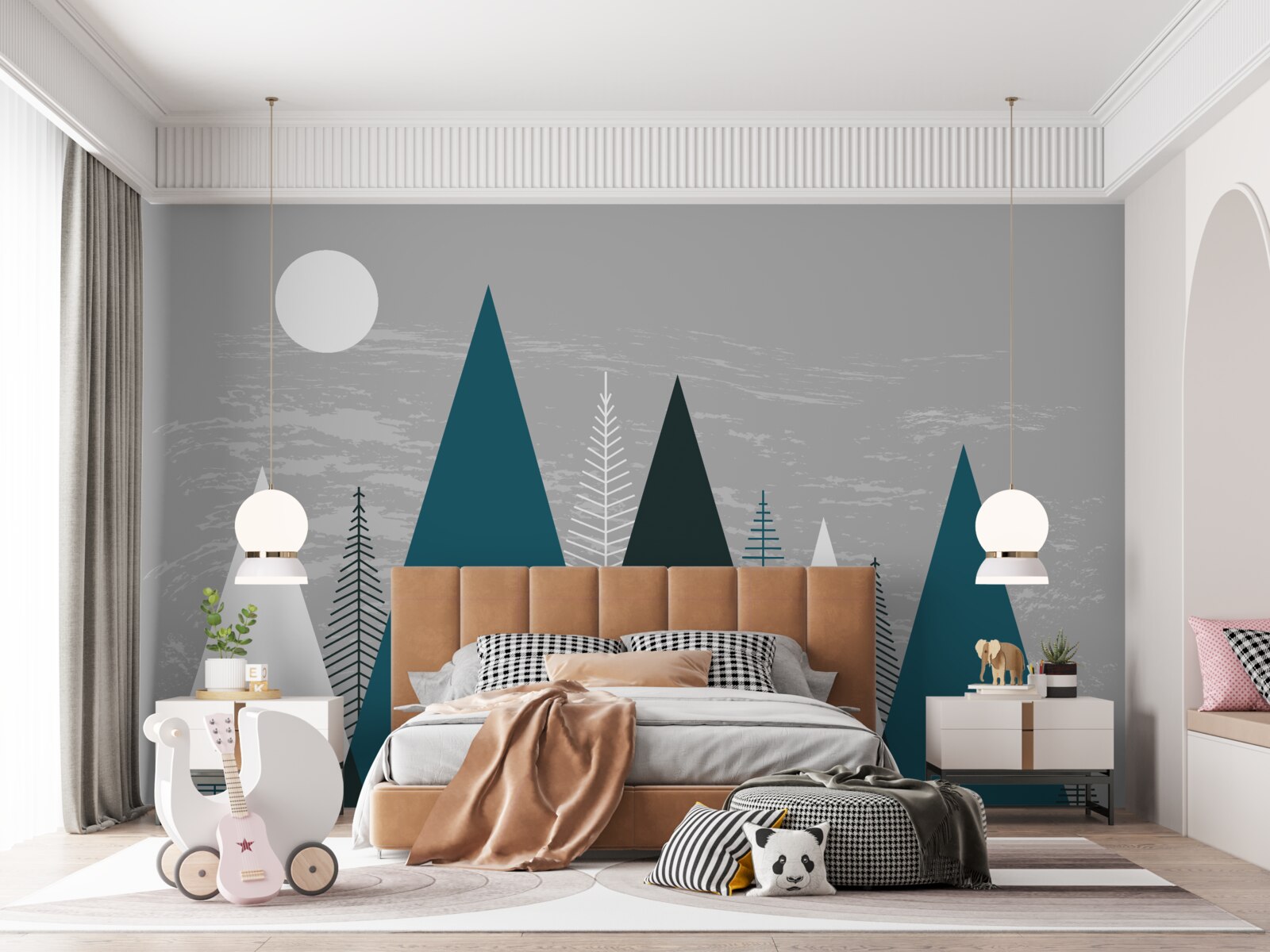 Fototapeta temnota zahalila smaragdový les