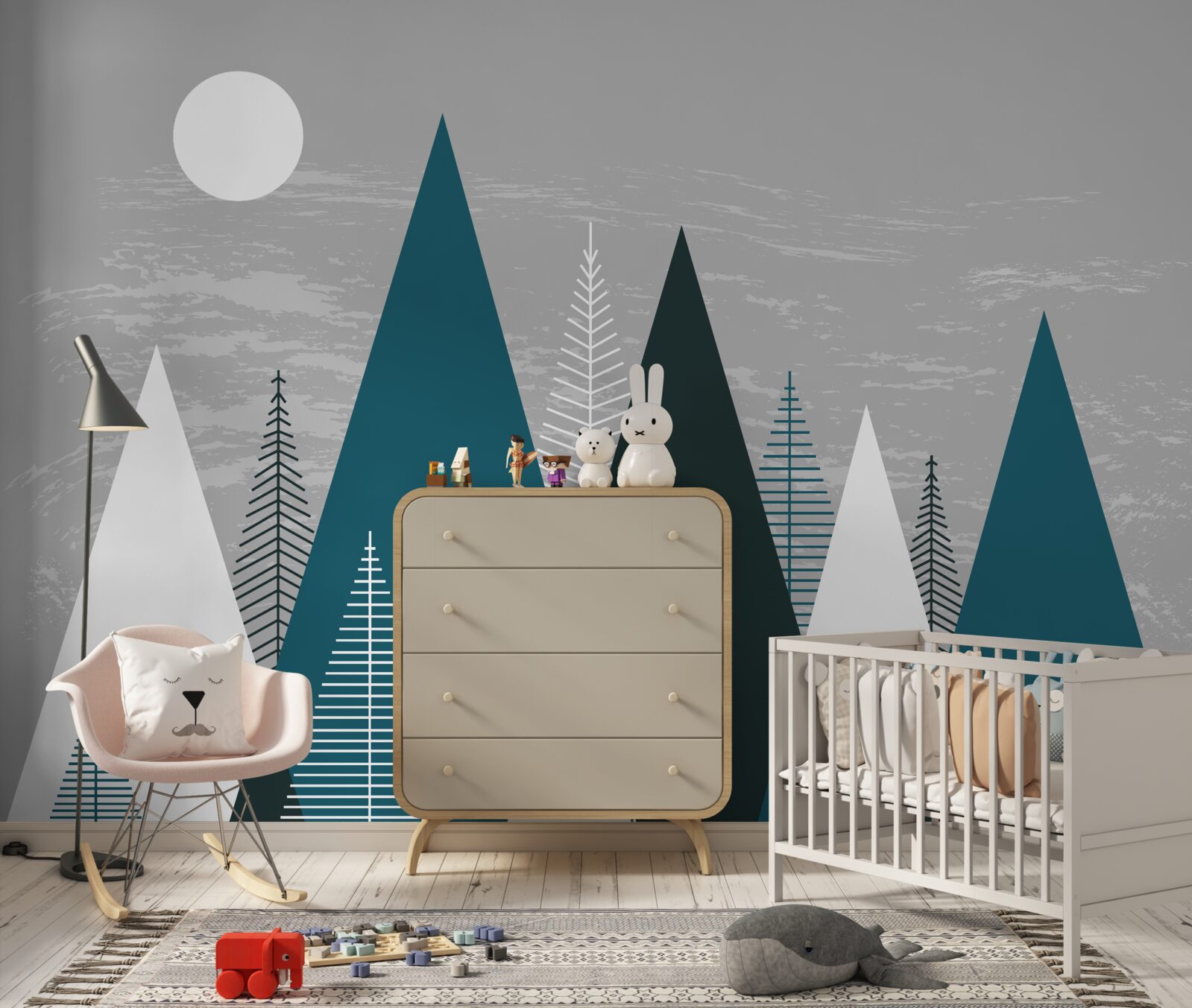 Fototapeta temnota zahalila smaragdový les