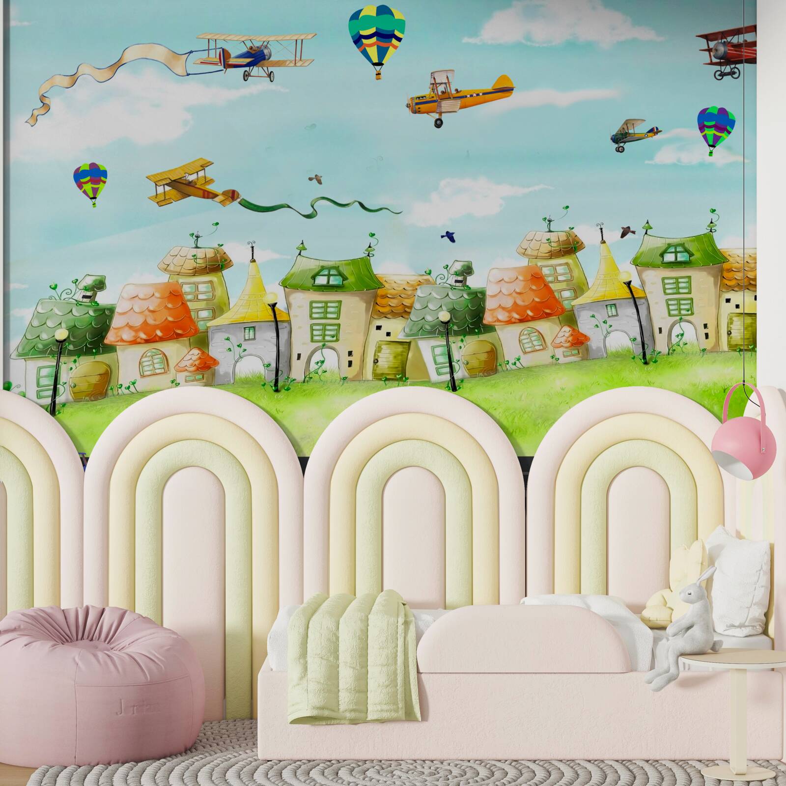 Fototapeta autá na diaľnici a lietadlá