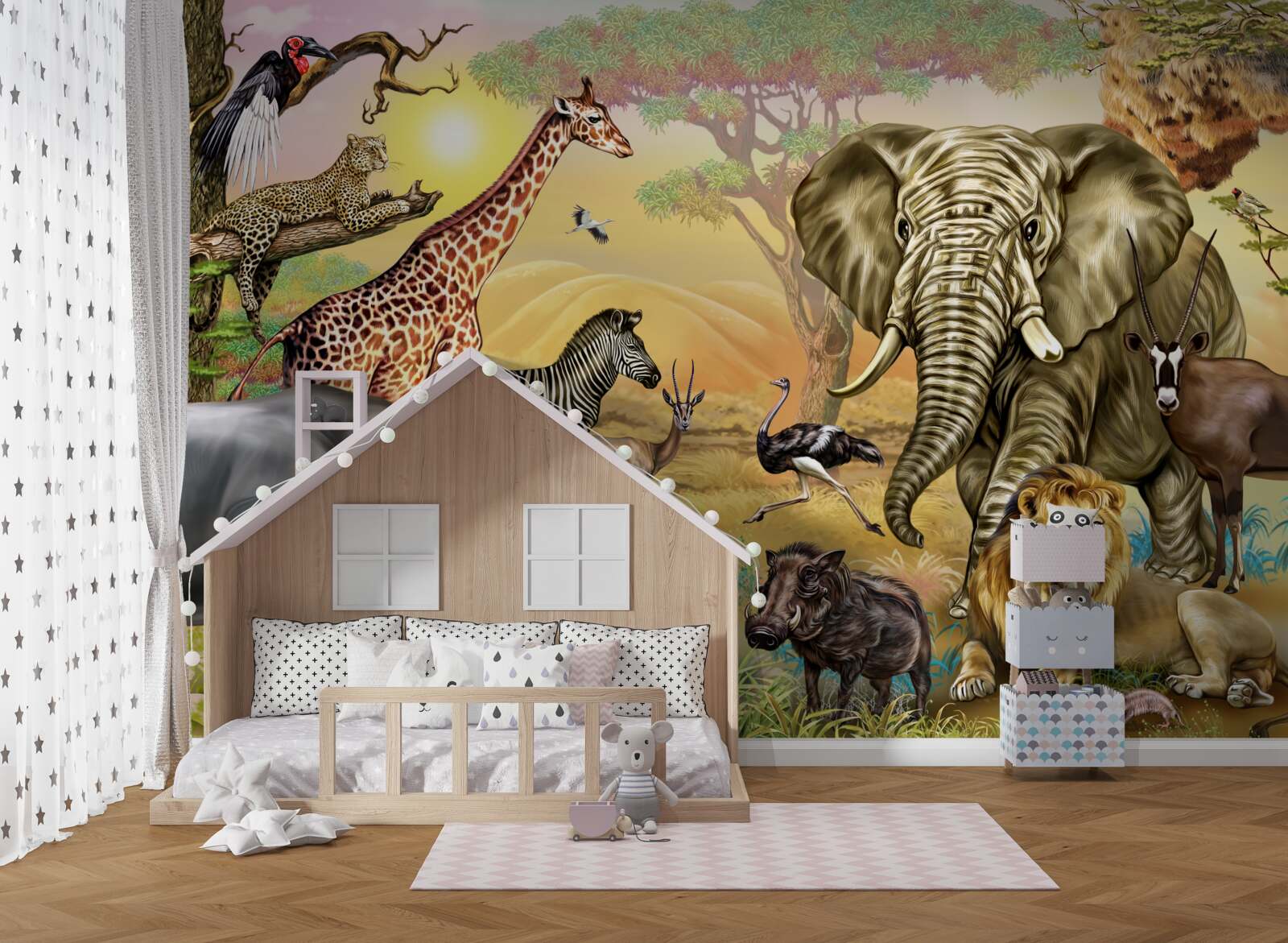 Fototapeta veľká tropická rodina