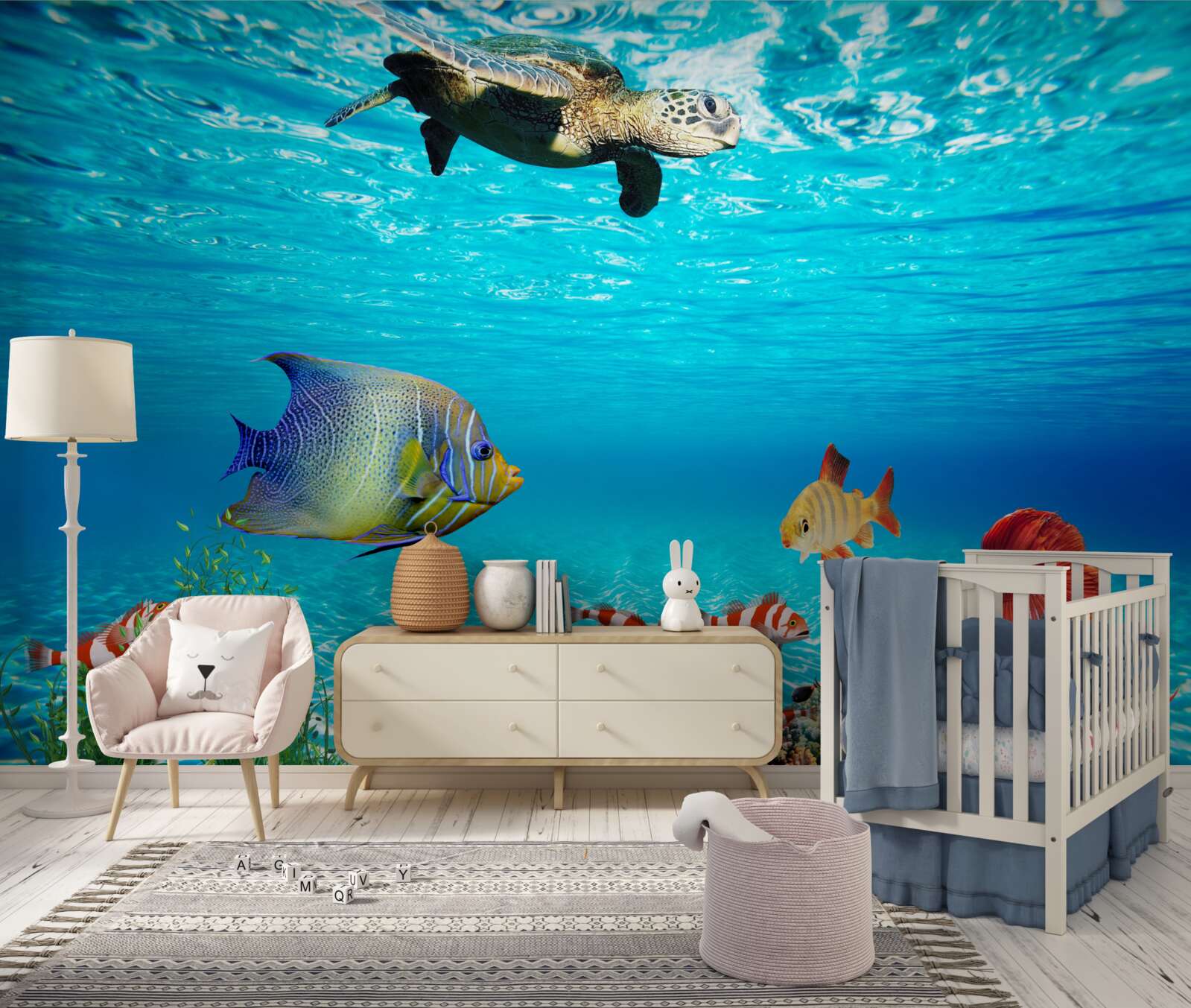 Fototapeta morskí obyvatelia hlbín oceánu