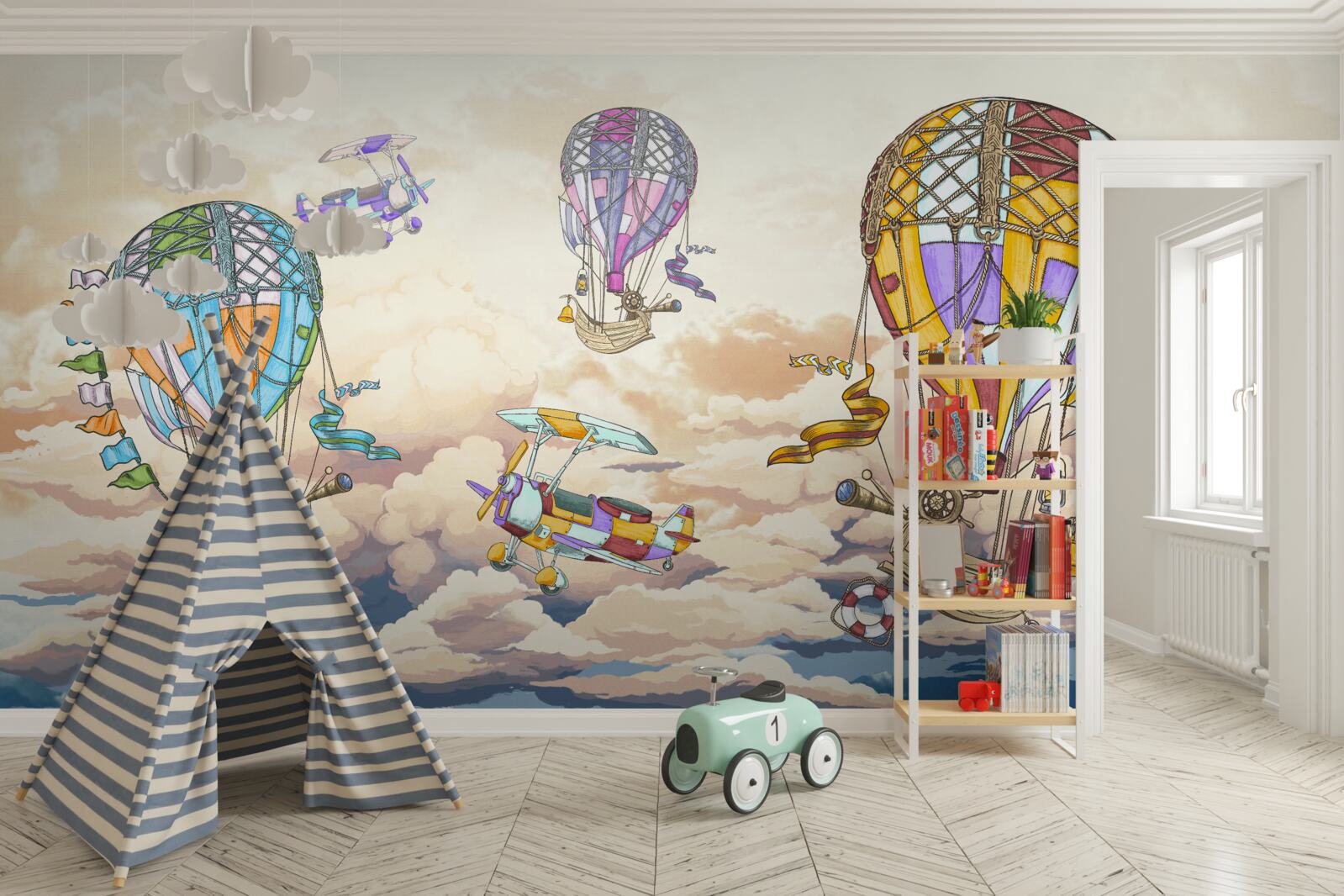 Fototapeta mladí dobyvatelia neba