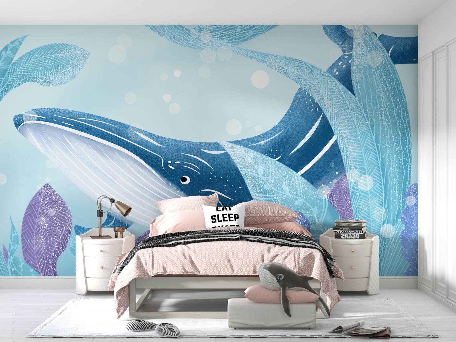 Fototapeta v listoch sa ukrýva obrovský vorvaň