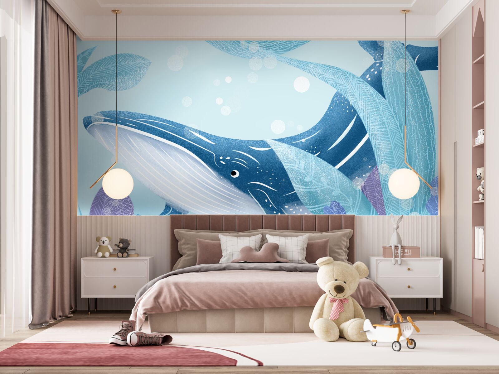 Fototapeta v listoch sa ukrýva obrovský vorvaň