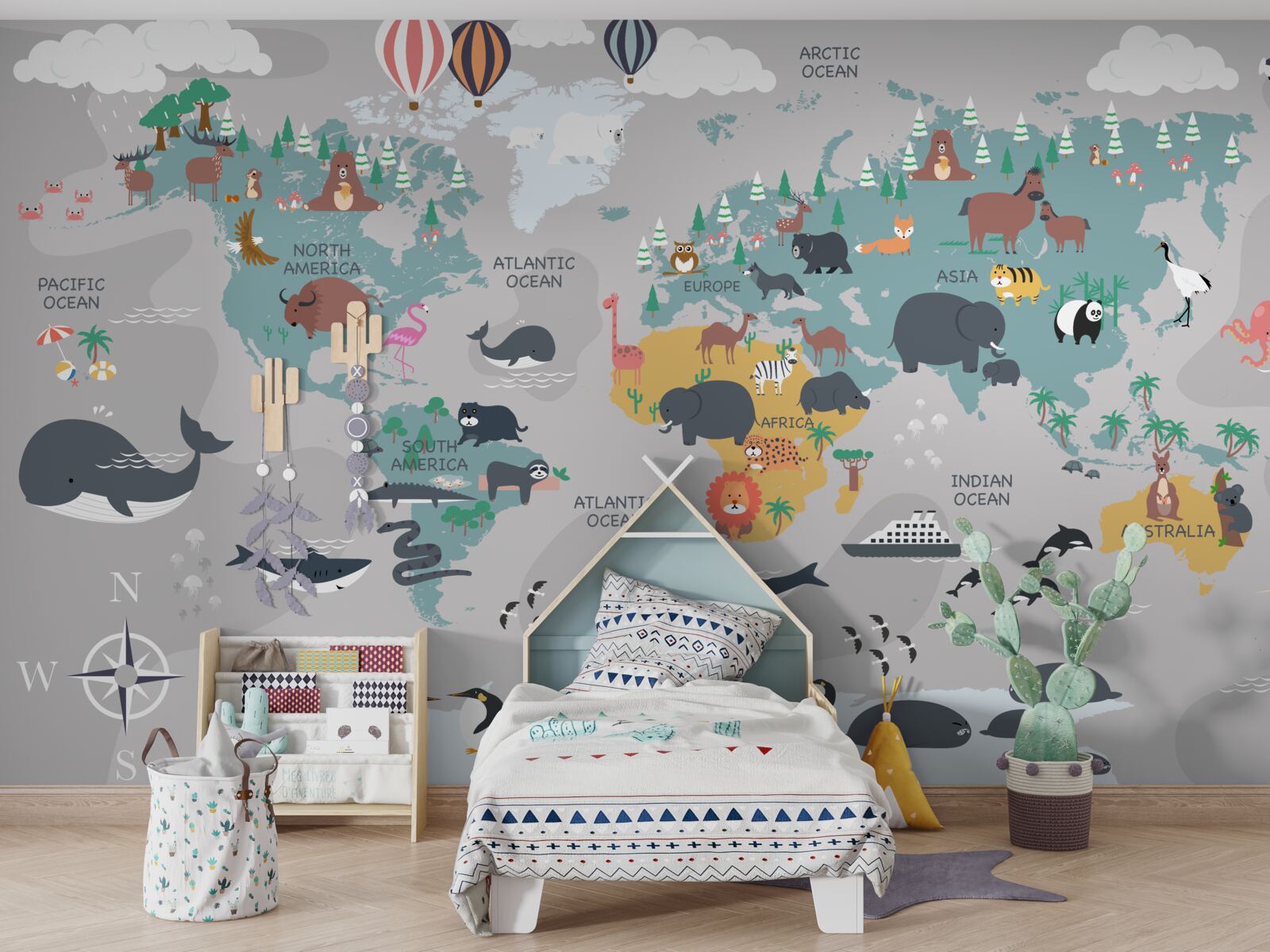 Fototapeta mierové zmluvy s obyvateľmi kontinentov