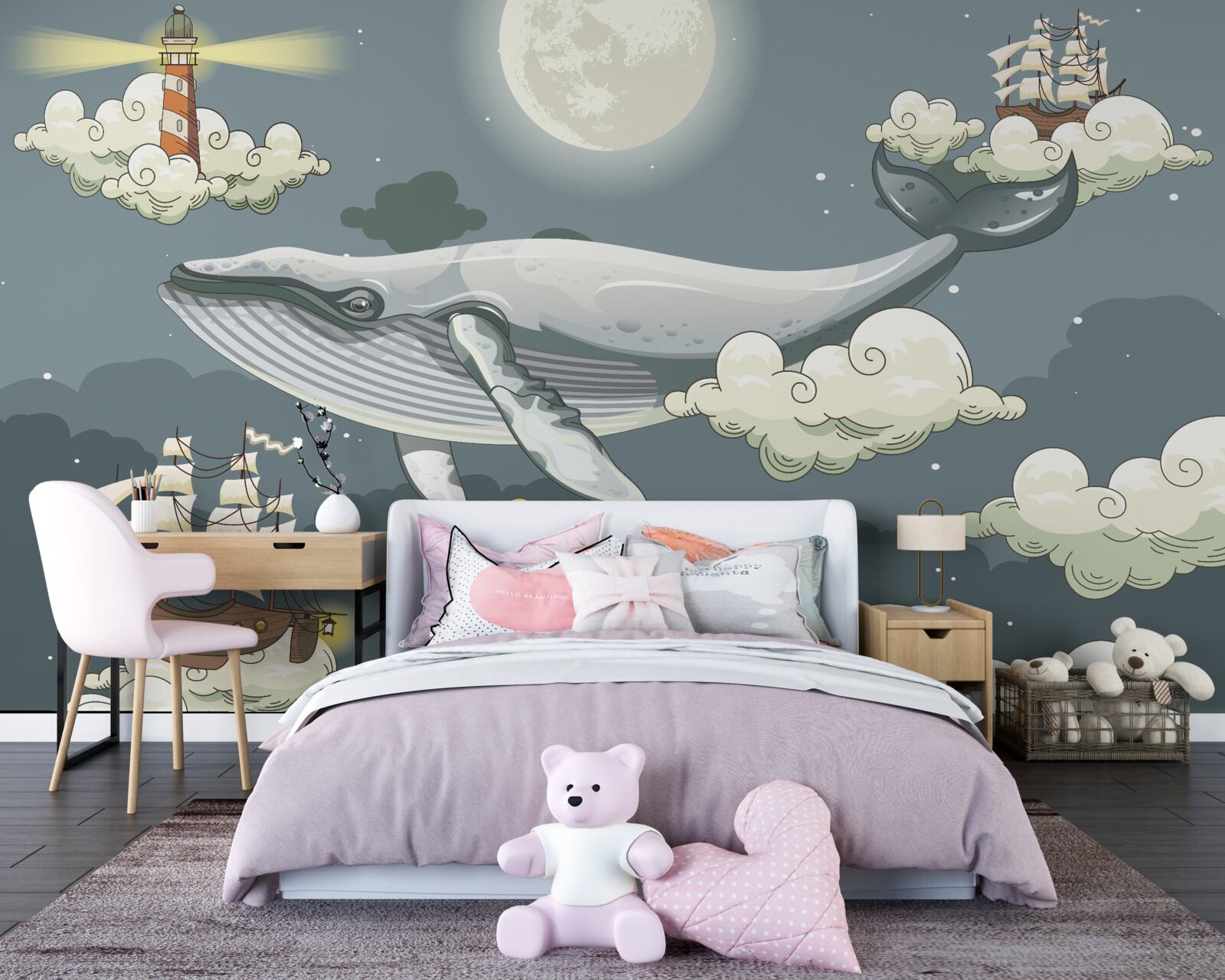 Fototapeta podvodní turisti a veľryby